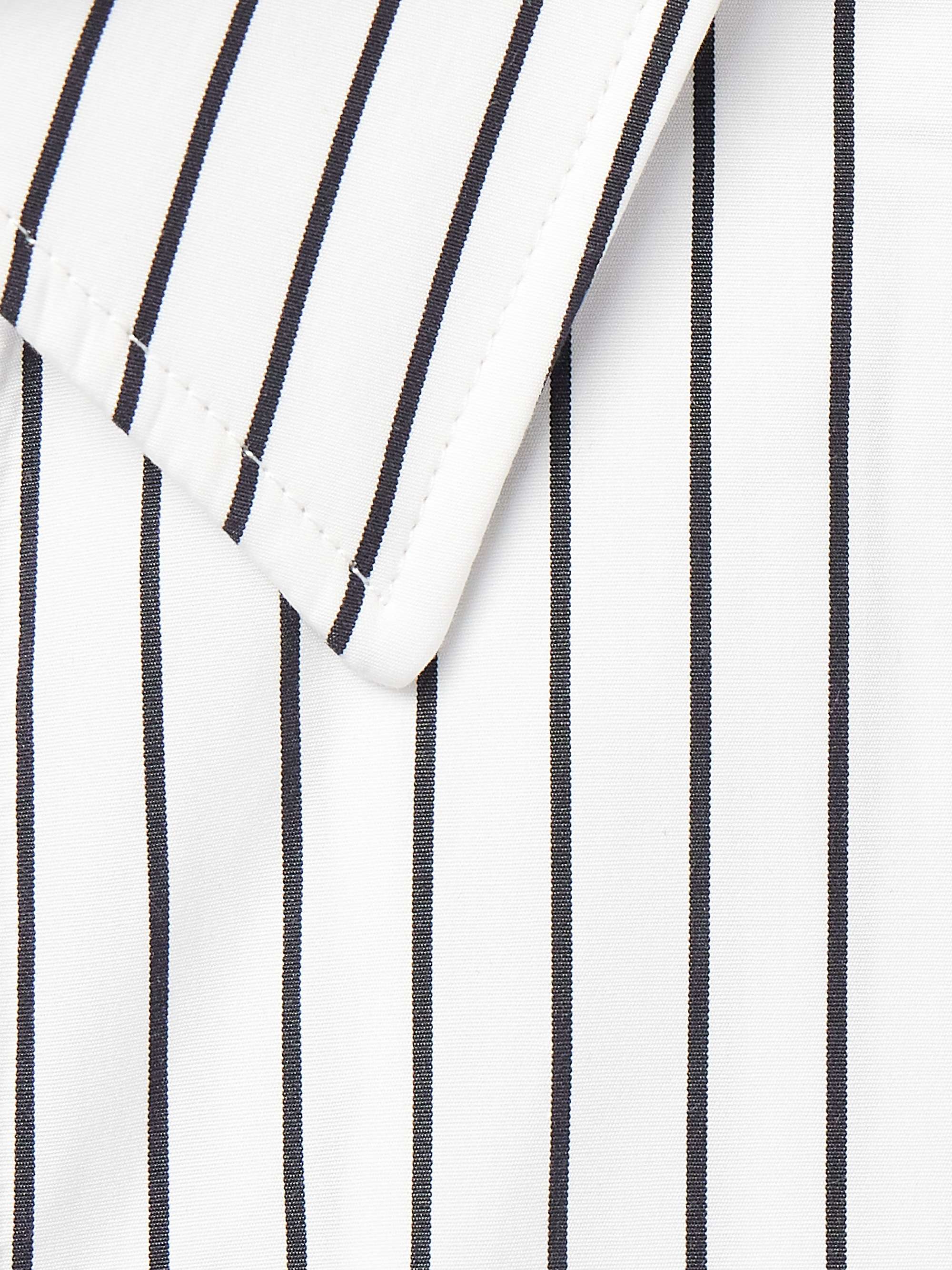 Pinstriped Cotton-Poplin Shirt view