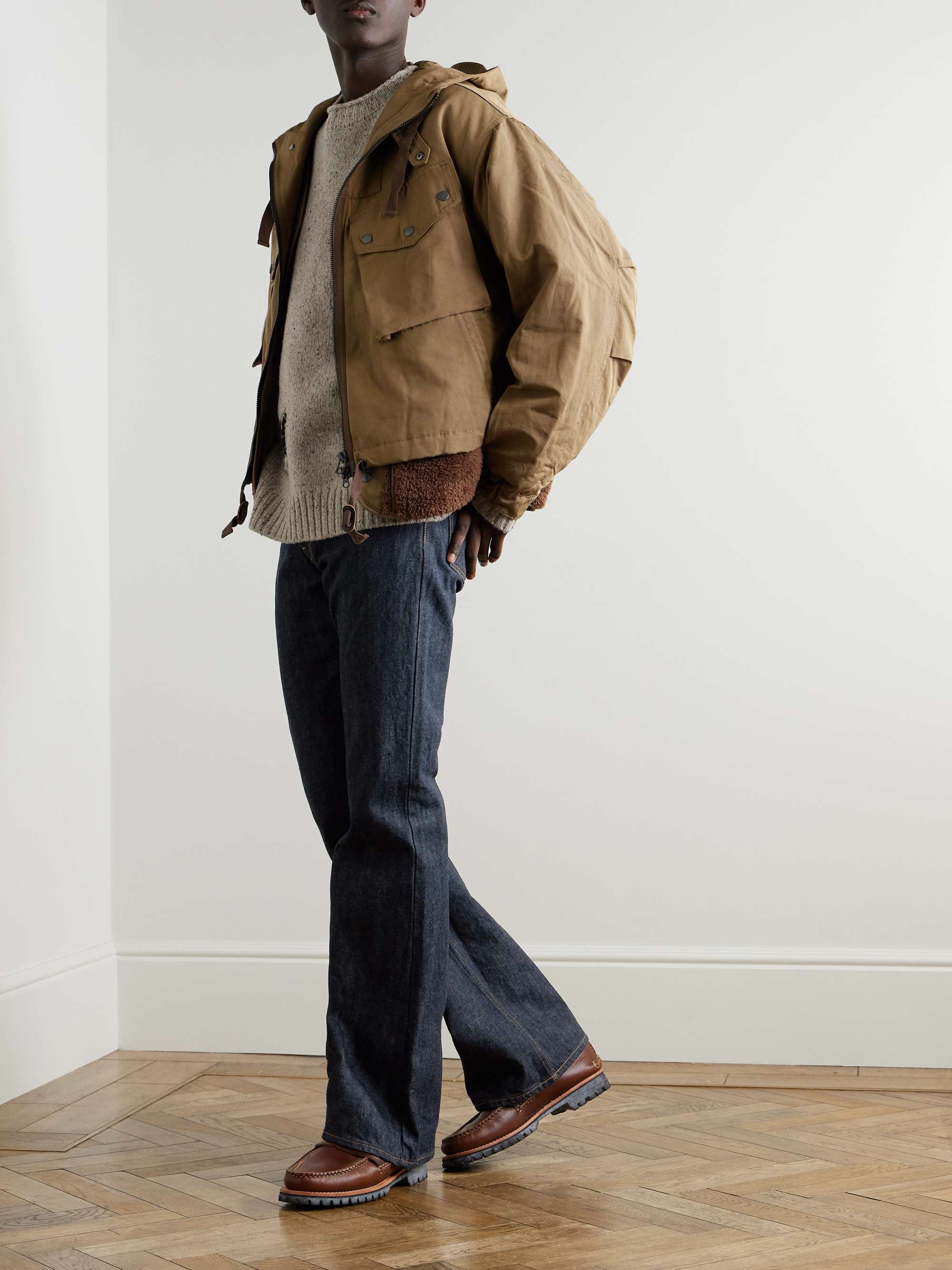 Slim-Fit Flared Jeans view