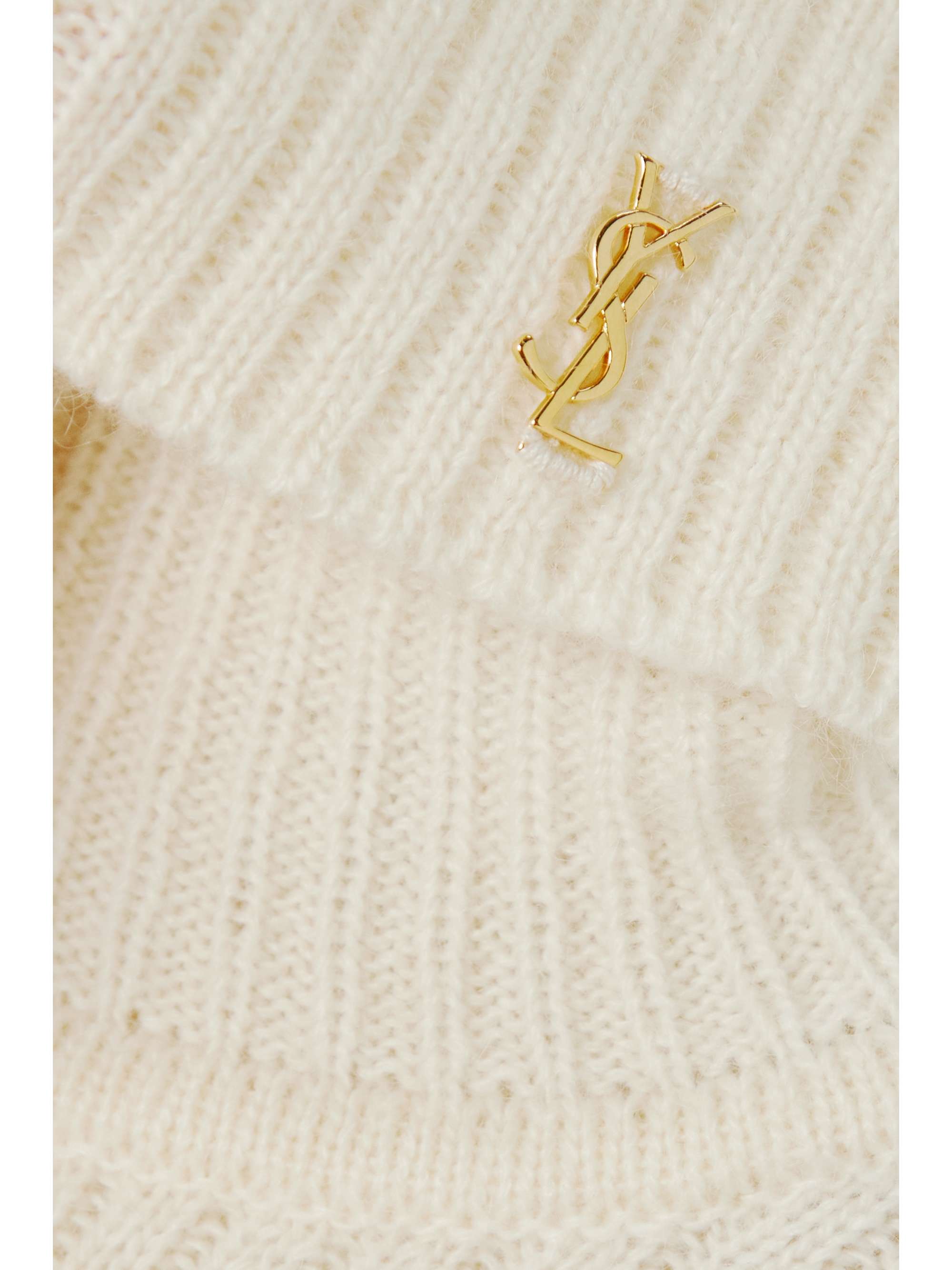 Ribbed-knit turtleneck sweater view