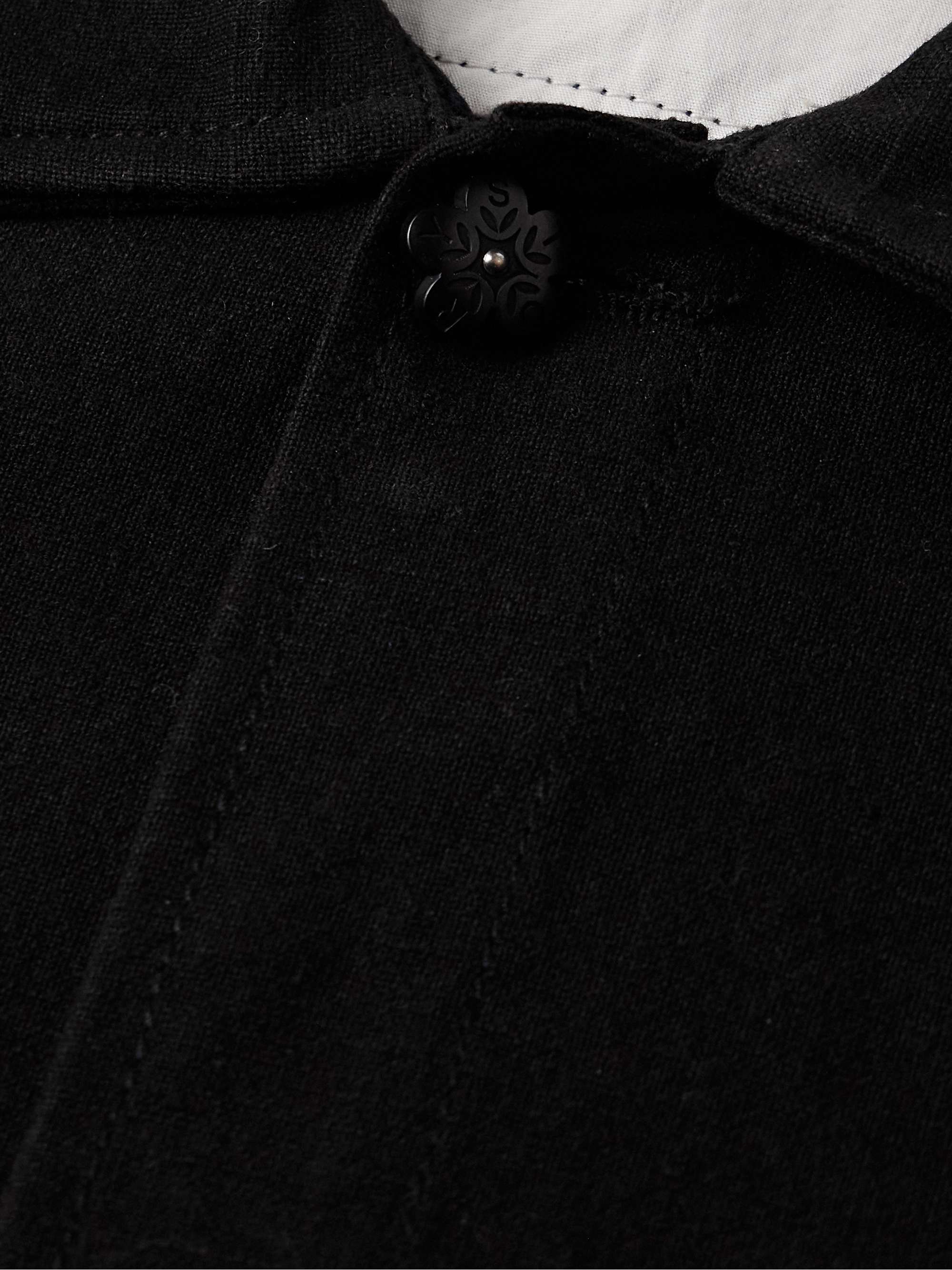 Short on Time Logo-Embroidered Organic Cotton Jacket view
