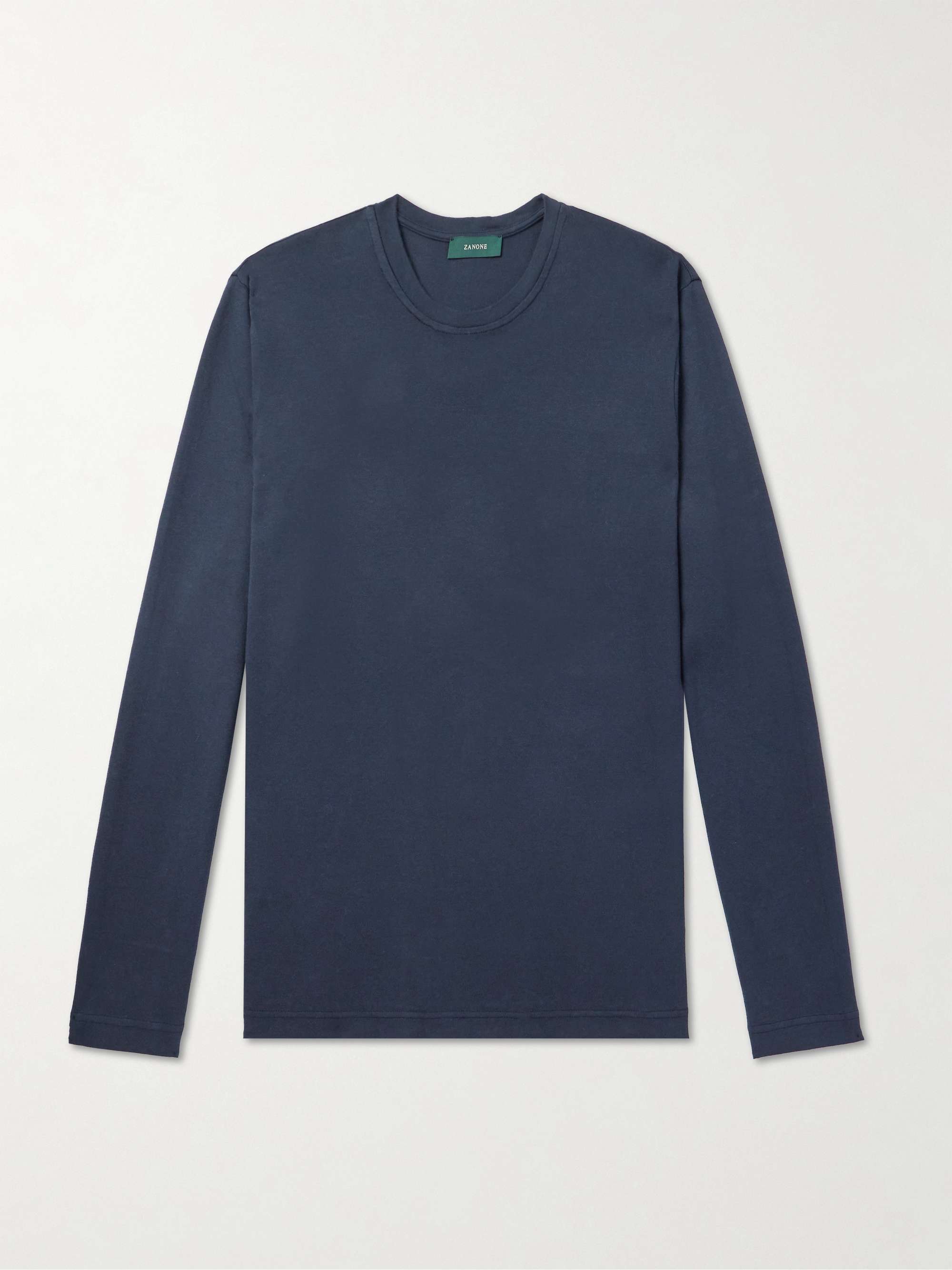 Zanone Slim-Fit Pima Cotton-Jersey T-Shirt view