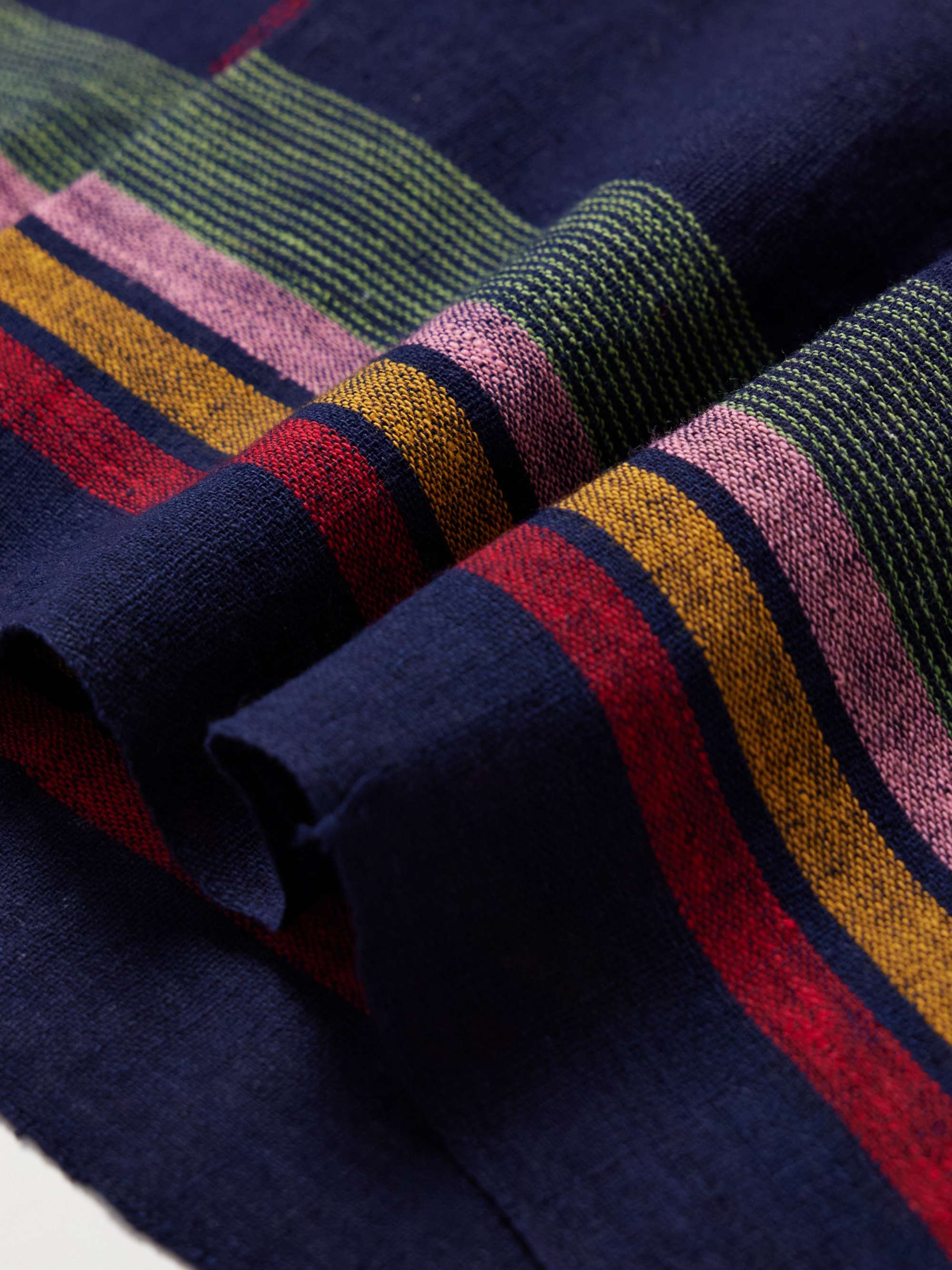 Rohit Convertible-Collar Cotton-Jacquard Shirt view