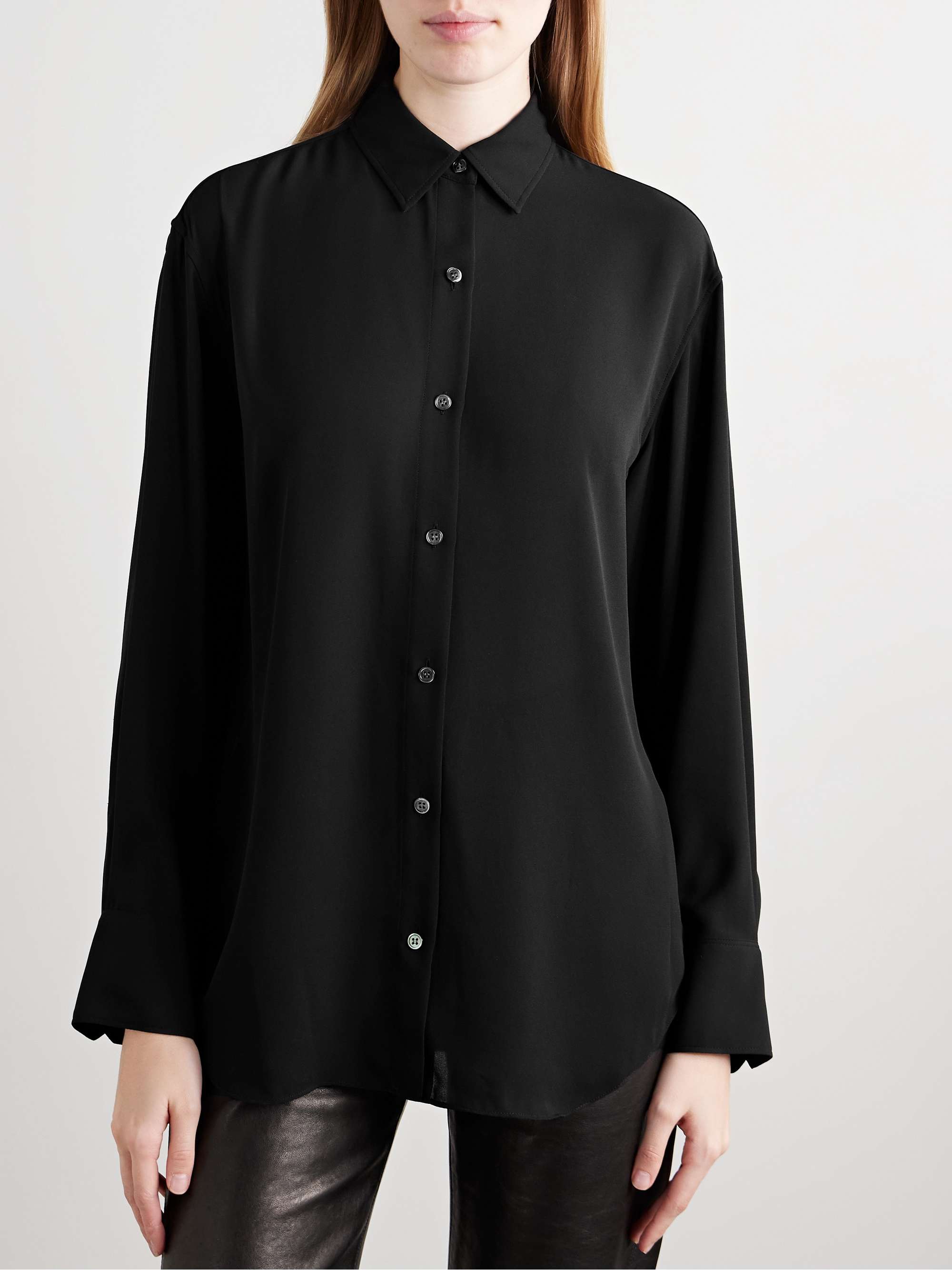 Crepe de chine shirt view