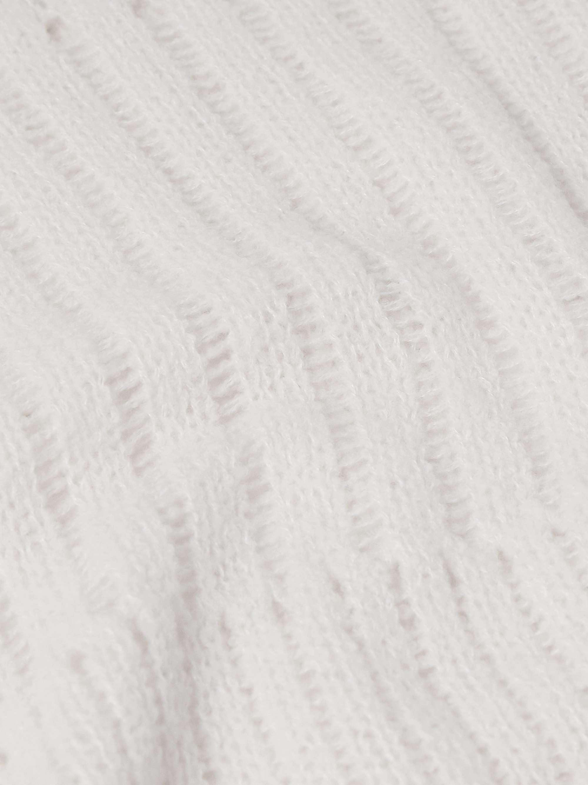 Oversized Open-Knit Virgin Wool-Blend Sweater view
