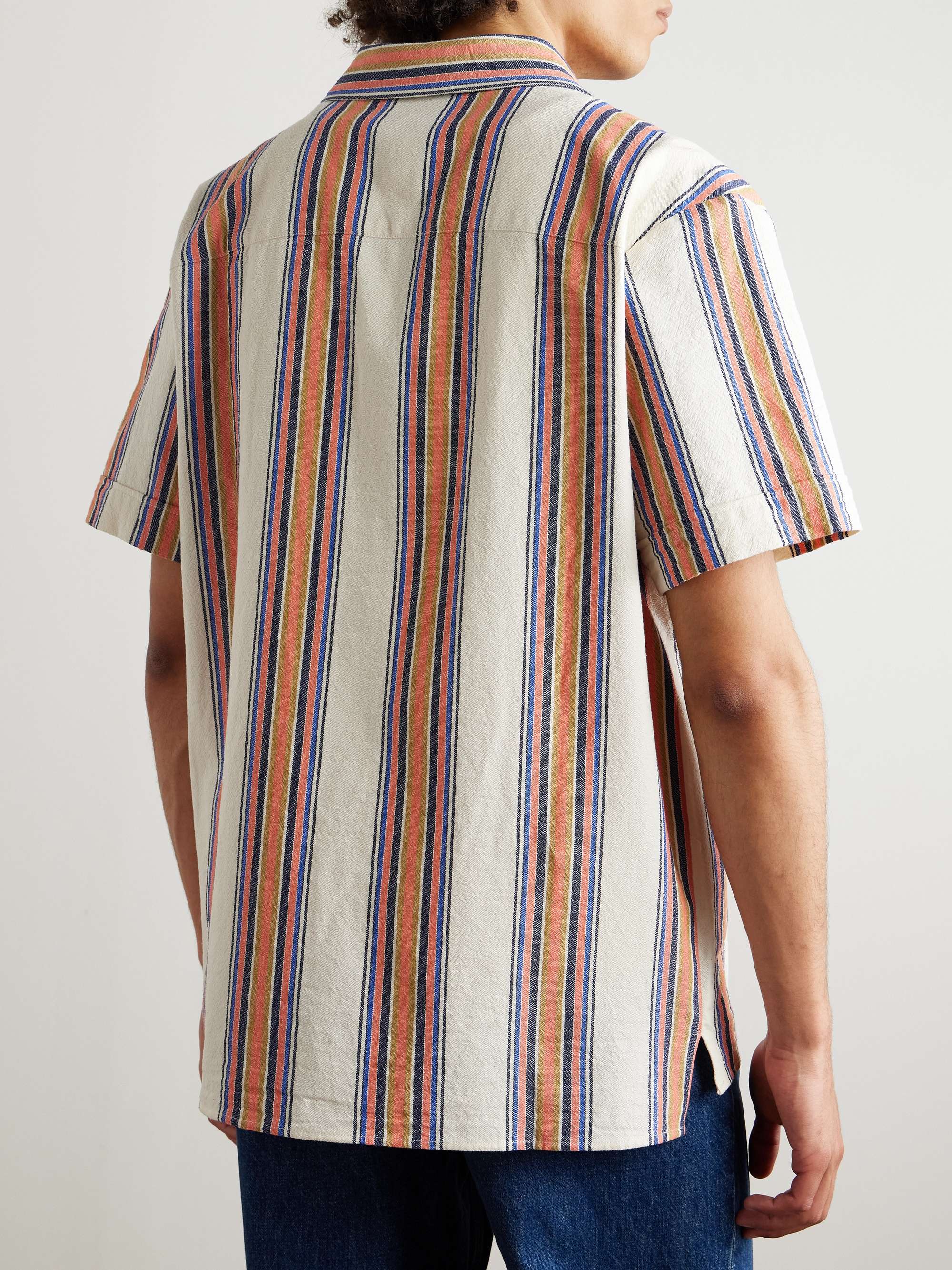 Ross Striped Cotton Shirt view