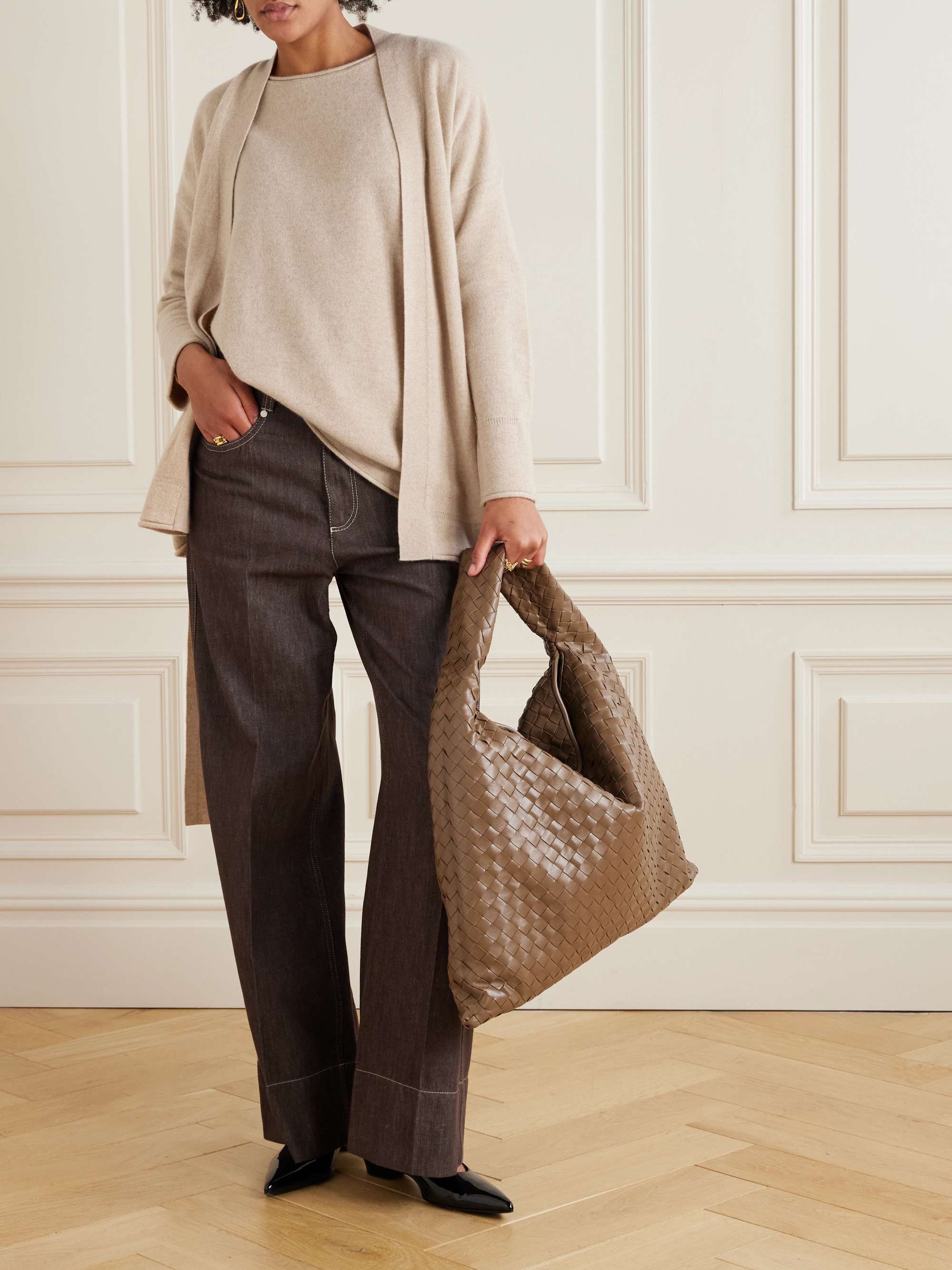 Arno belted cashmere cardigan view