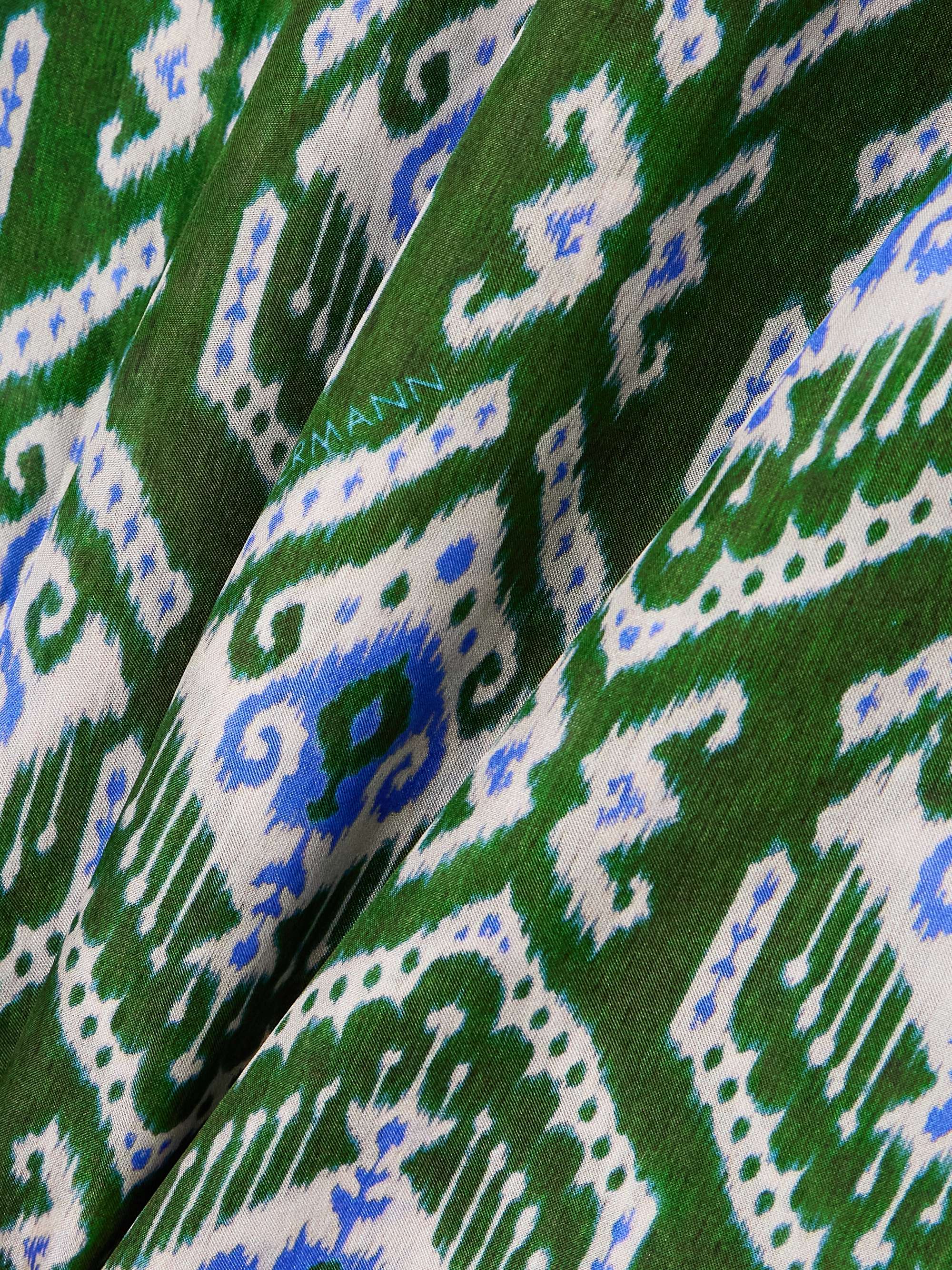 Wylie printed silk wide-leg pants view