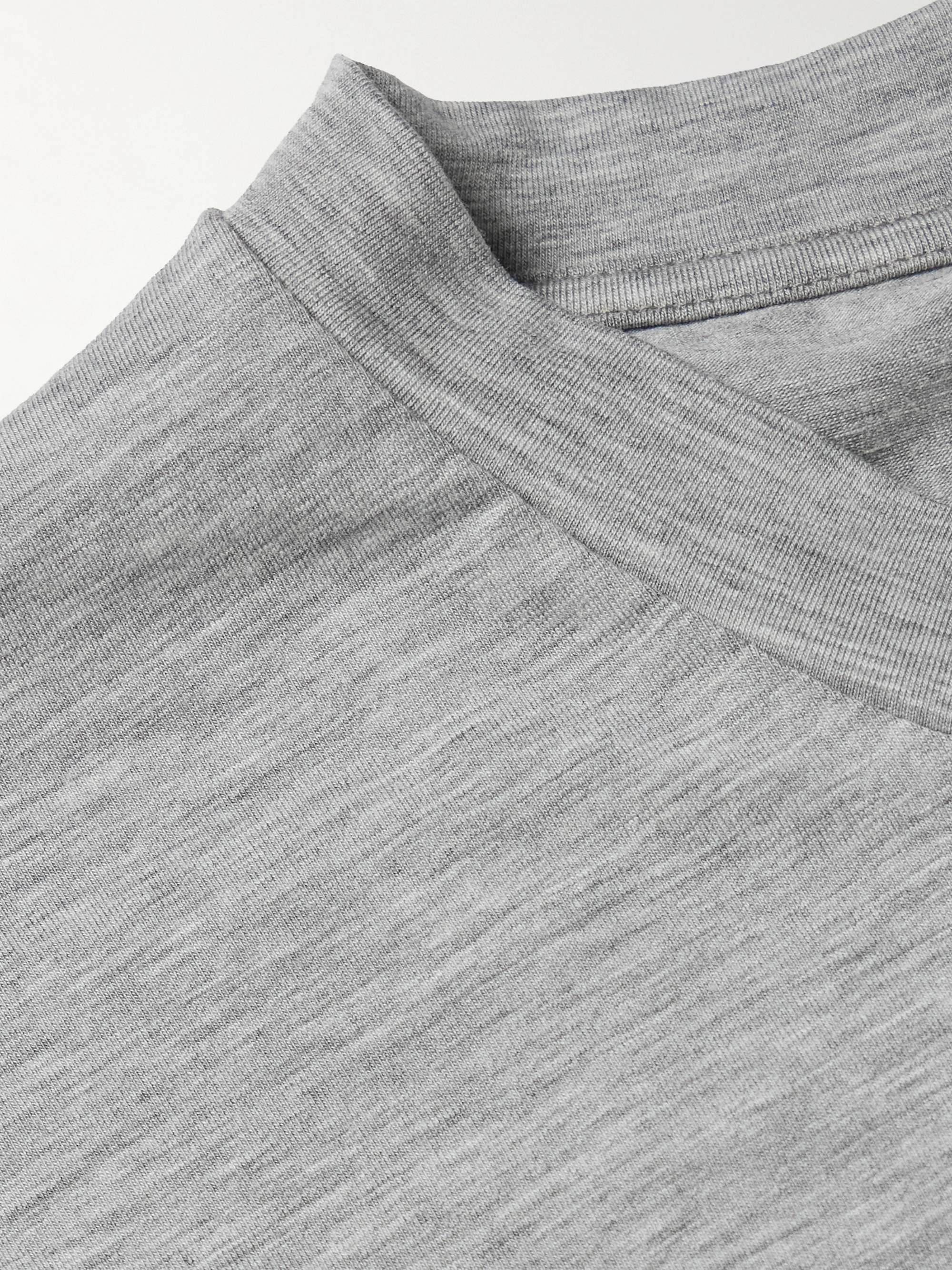 Slim-Fit Stretch Cotton and Modal-Blend T-Shirt view