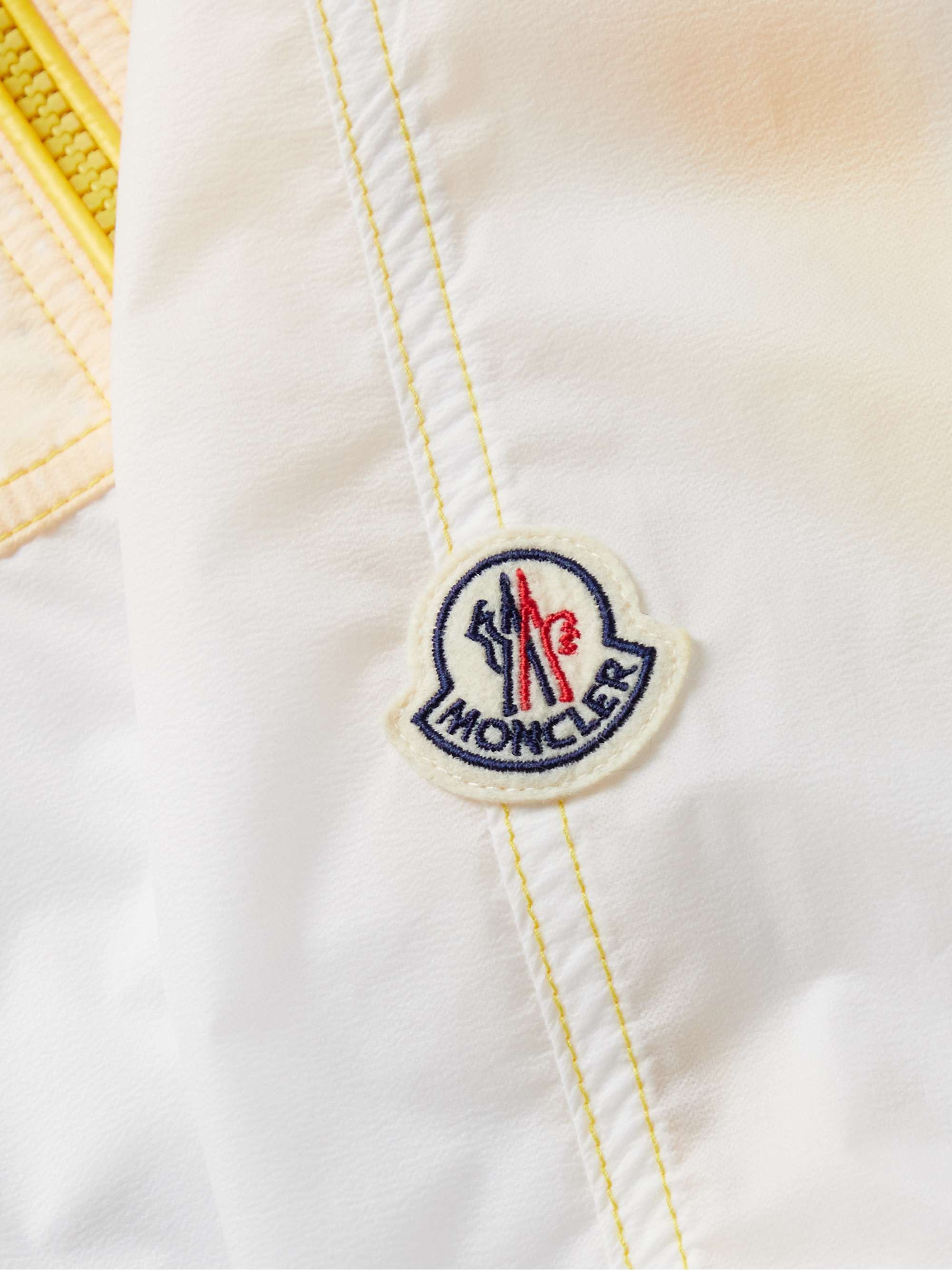 Doi Logo-Appliquéd Webbing-Trimmed Nylon Hooded Jacket view