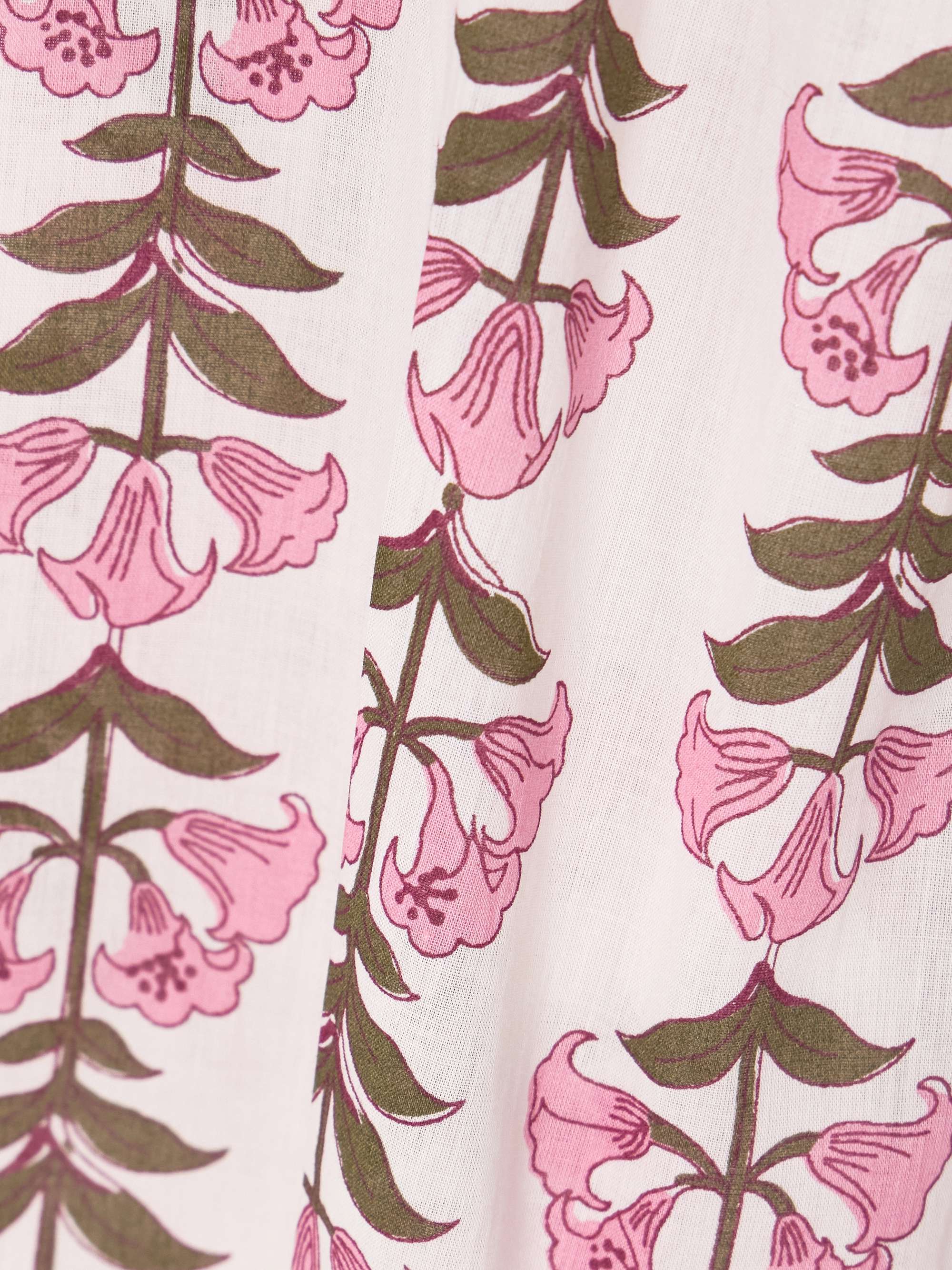 Winnie Trumpet Lily printed cotton-voile shirt view
