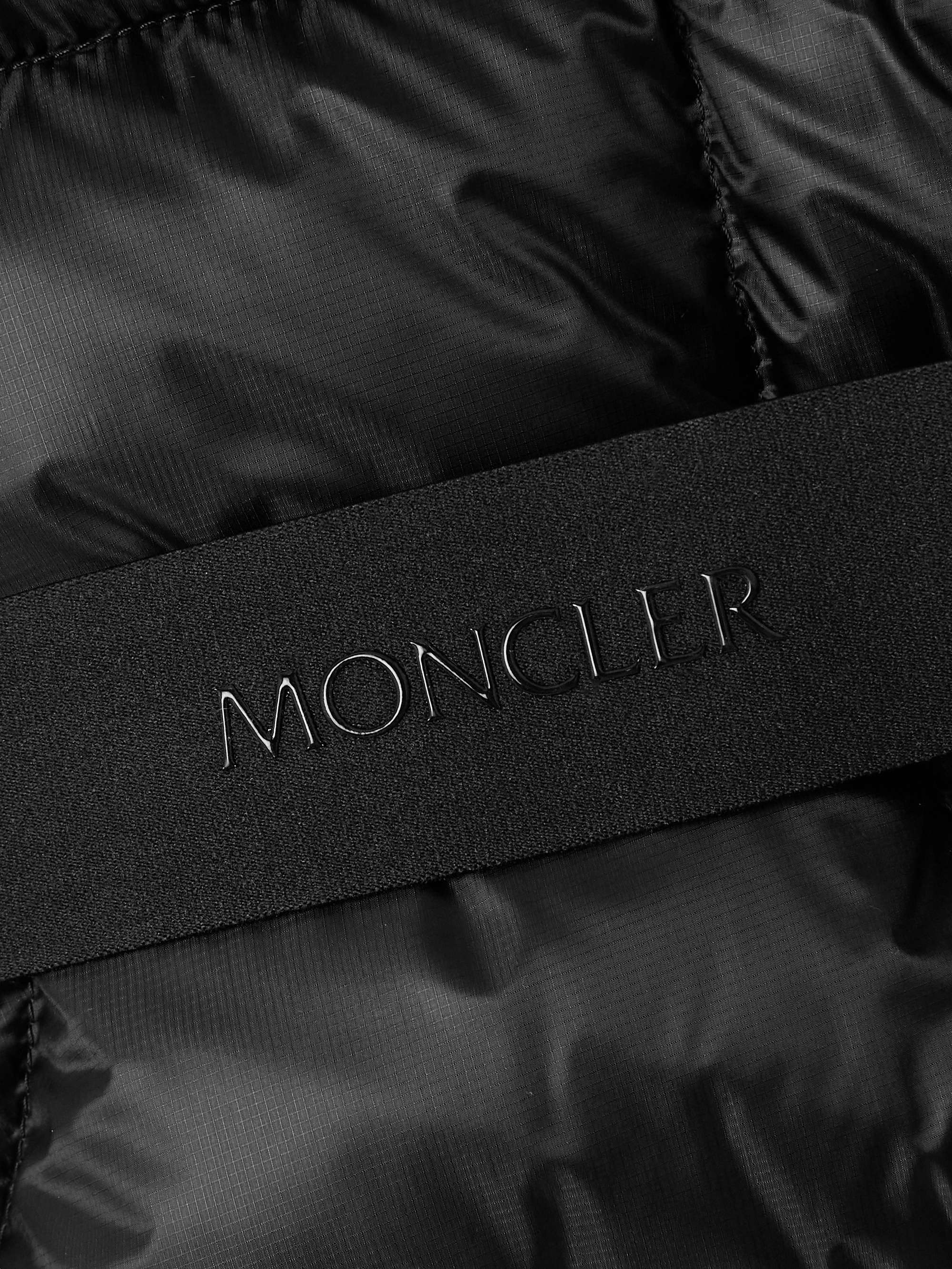 Gramont hooded belted quilted shell down jacket view