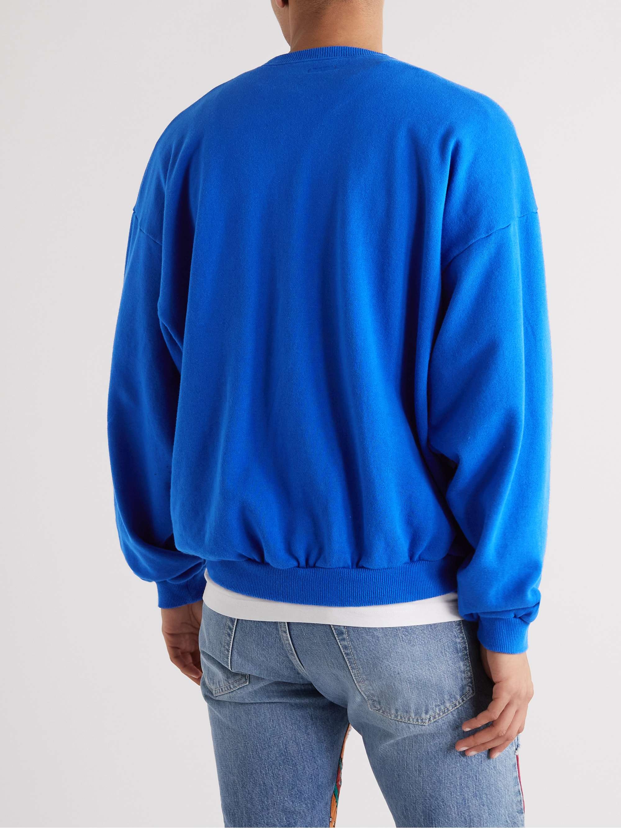 Big Kountry Printed Cotton-Jersey Sweatshirt view