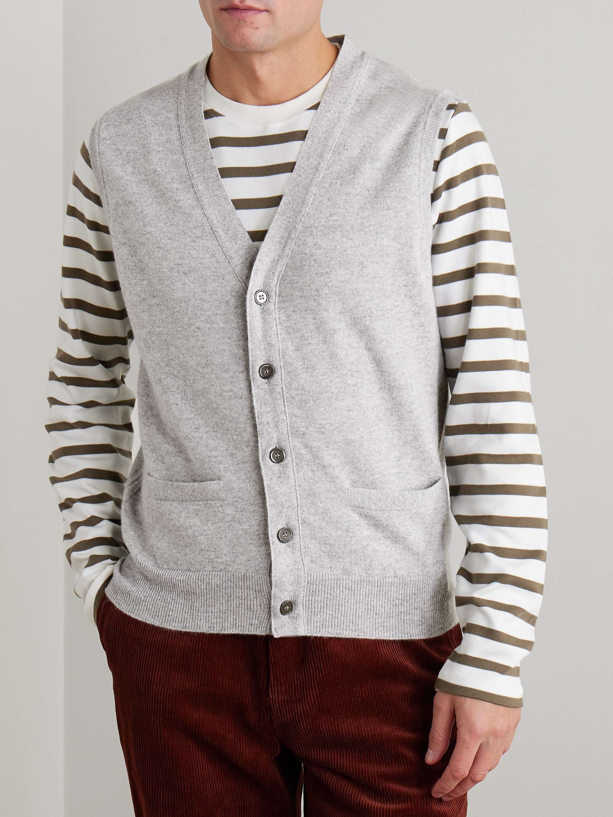Oxton Cashmere Sweater Vest view
