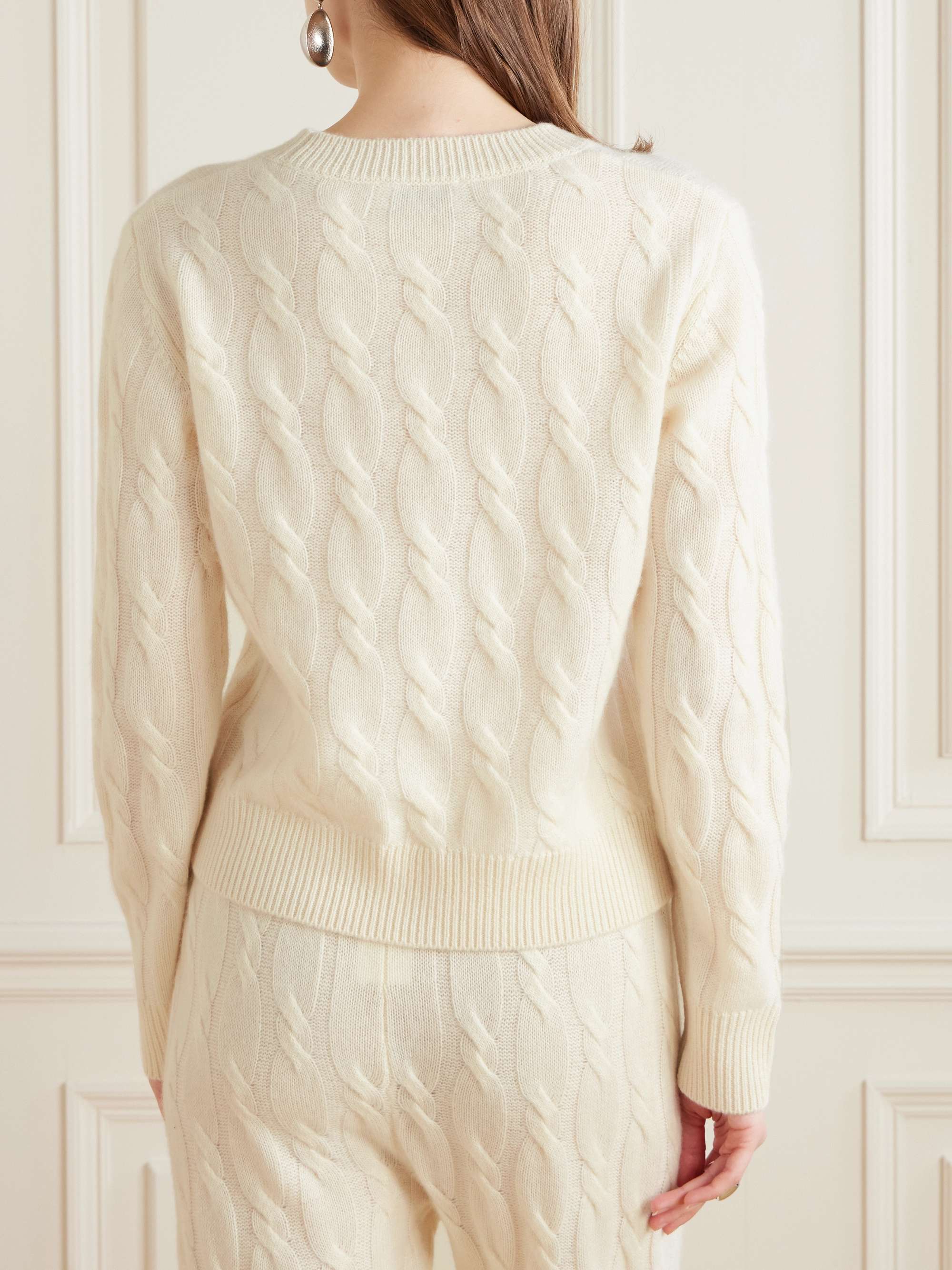 + Le Bristol Paris Faubourg cable-knit cashmere and wool-blend sweater view