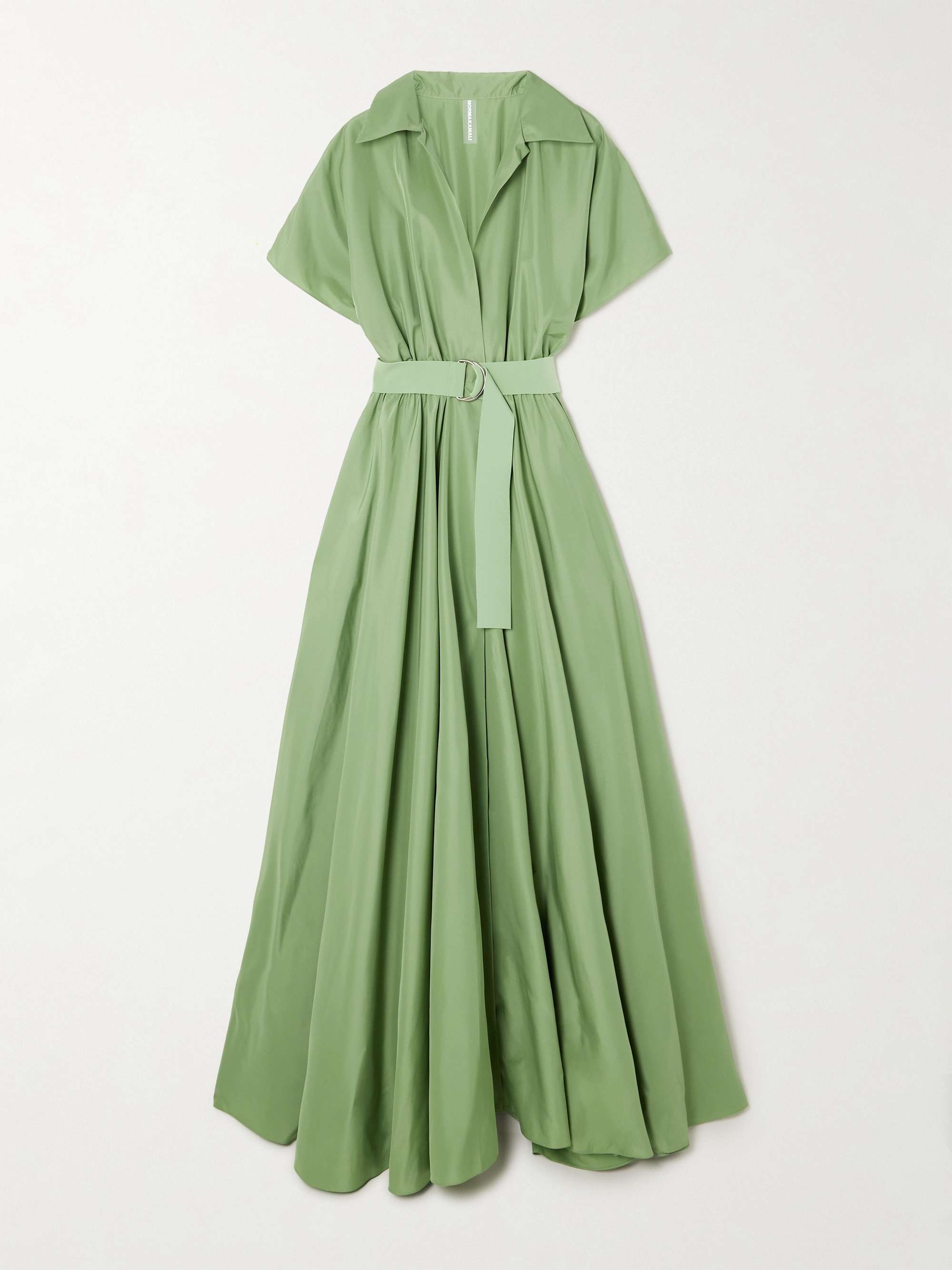 Super belted habotai maxi dress view