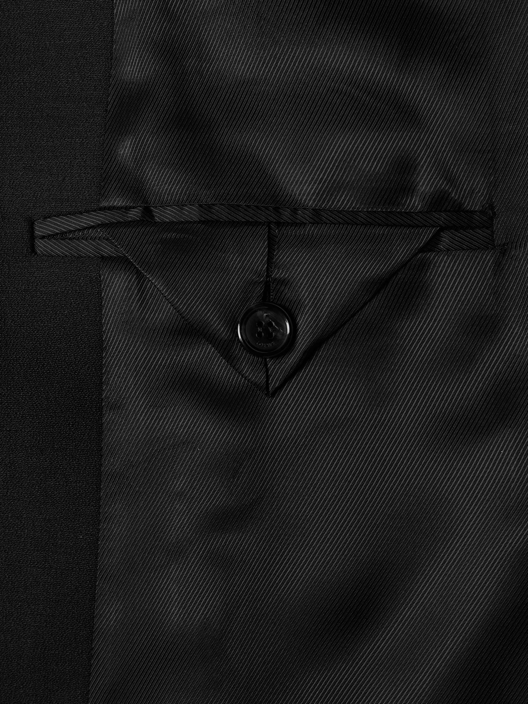 Grain de Poudre Wool and Silk-Blend Blazer view