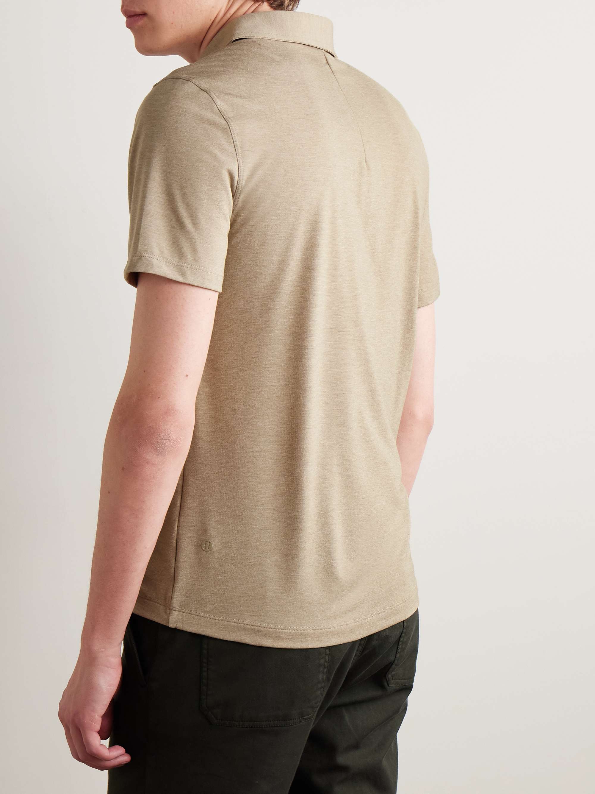 Evolution Slim-Fit Stretch Recycled-Jersey Golf Polo Shirt view