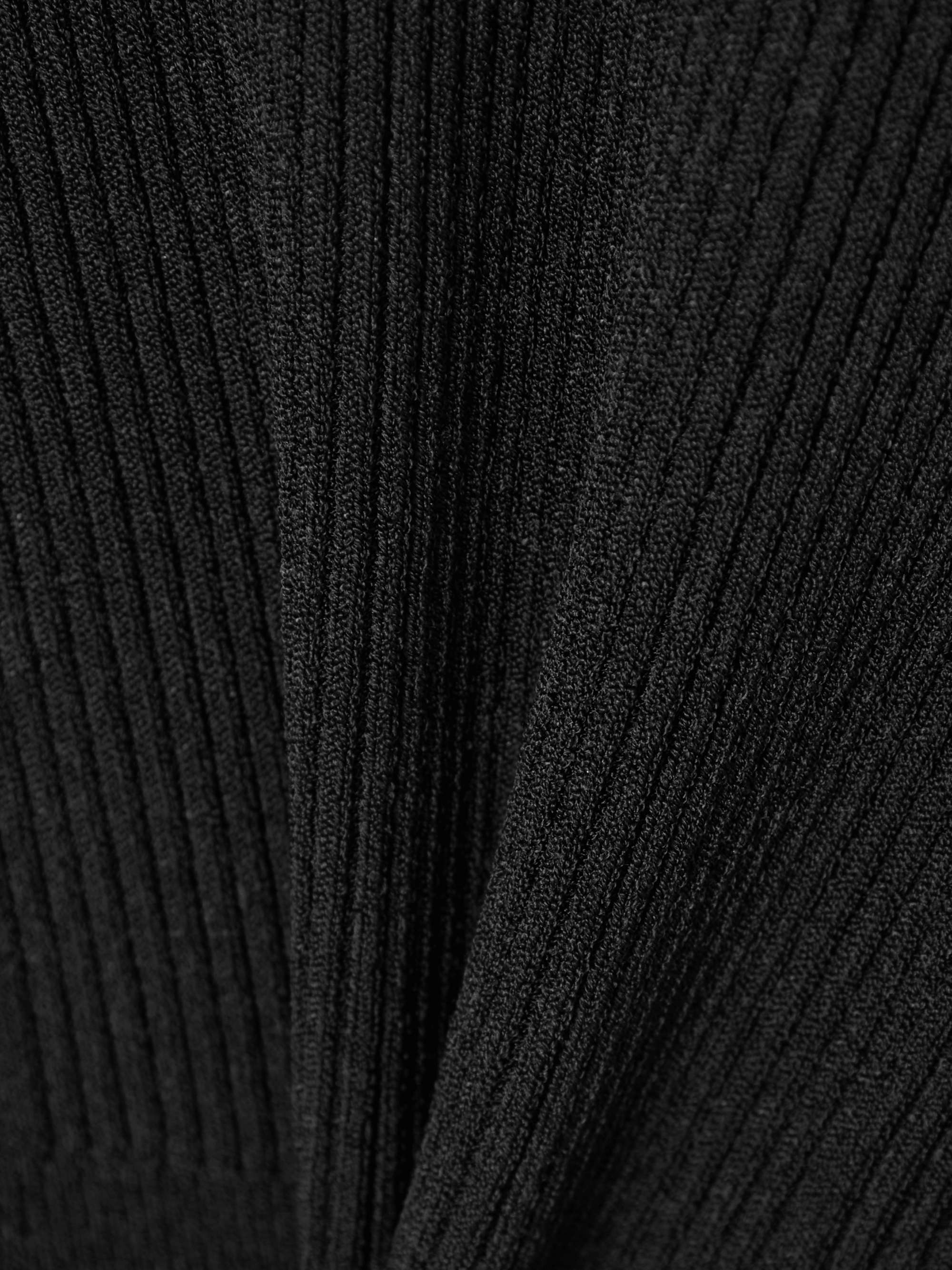 Off-the-shoulder ribbed-knit bodysuit view