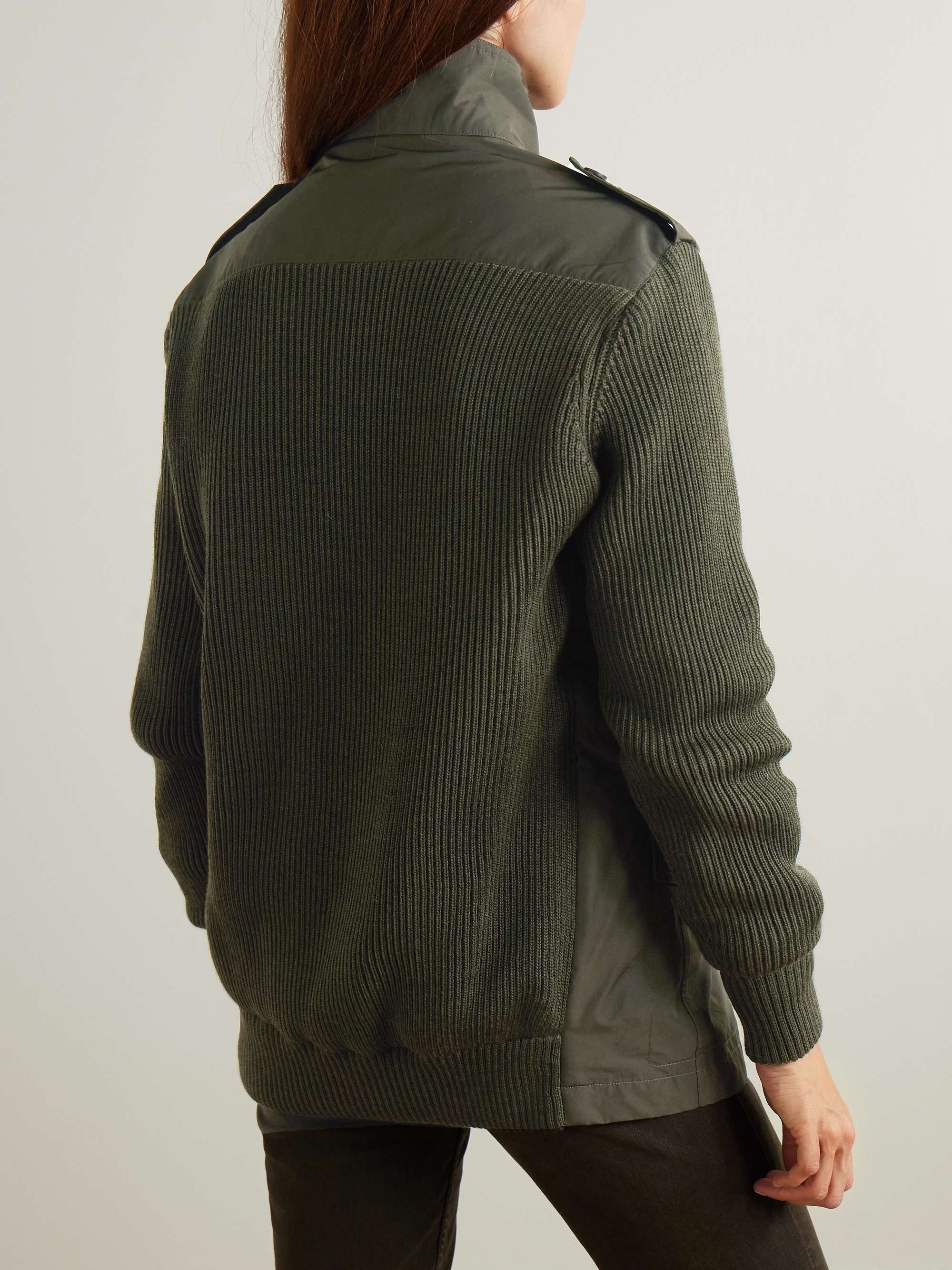 Chillingham wool-paneled shell jacket view