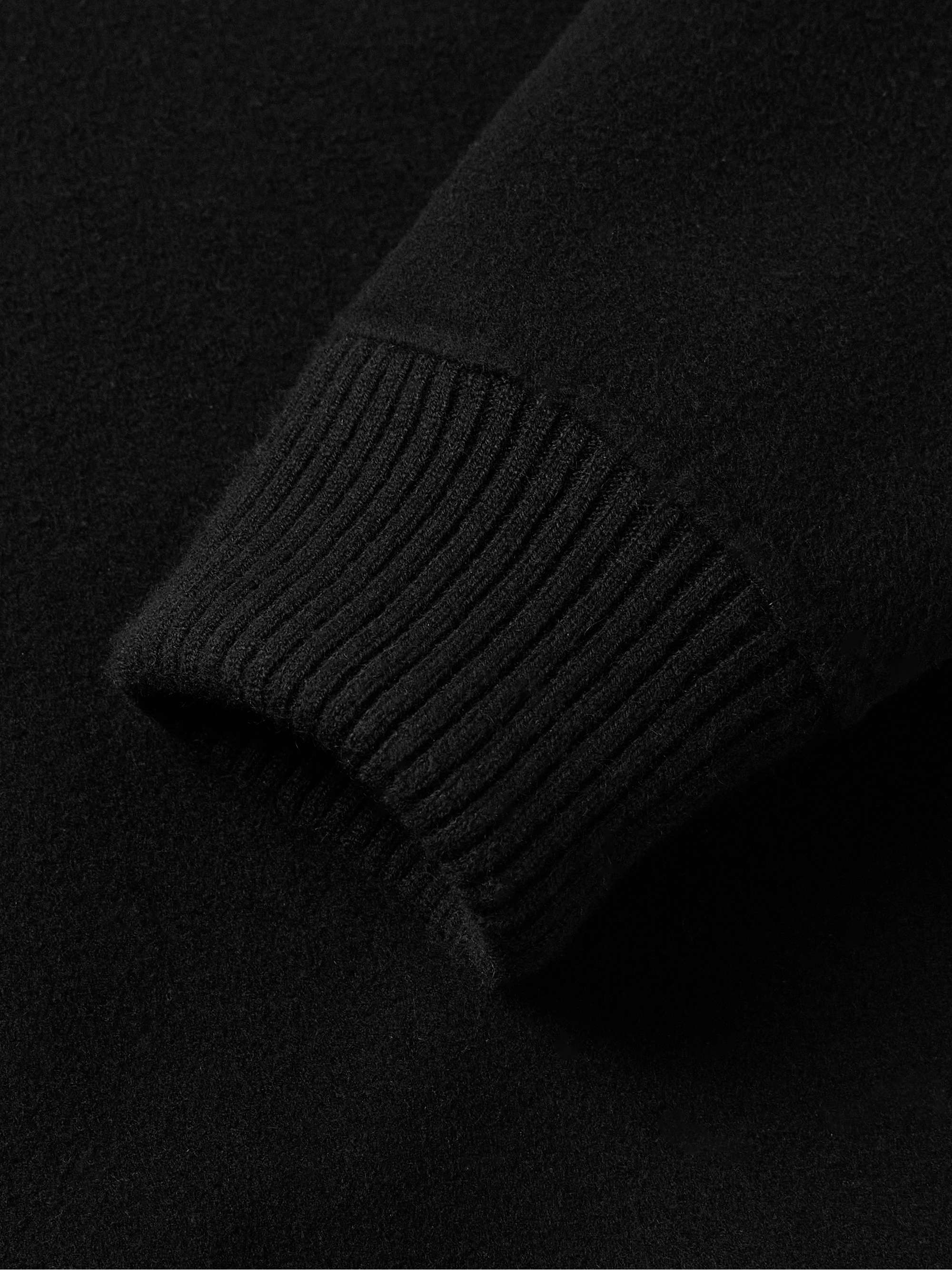 Daxton Cashmere-Felt Bomber Jacket view