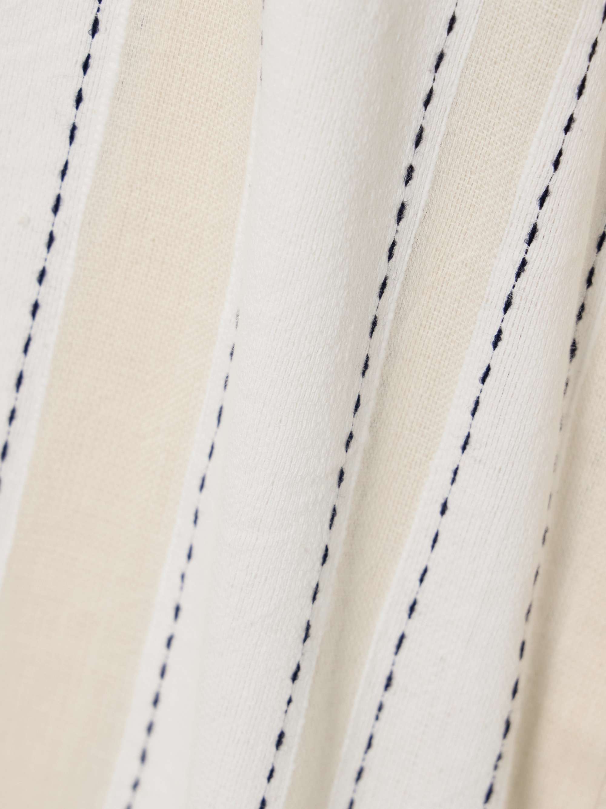 Desta striped cotton-blend wide-leg pants view