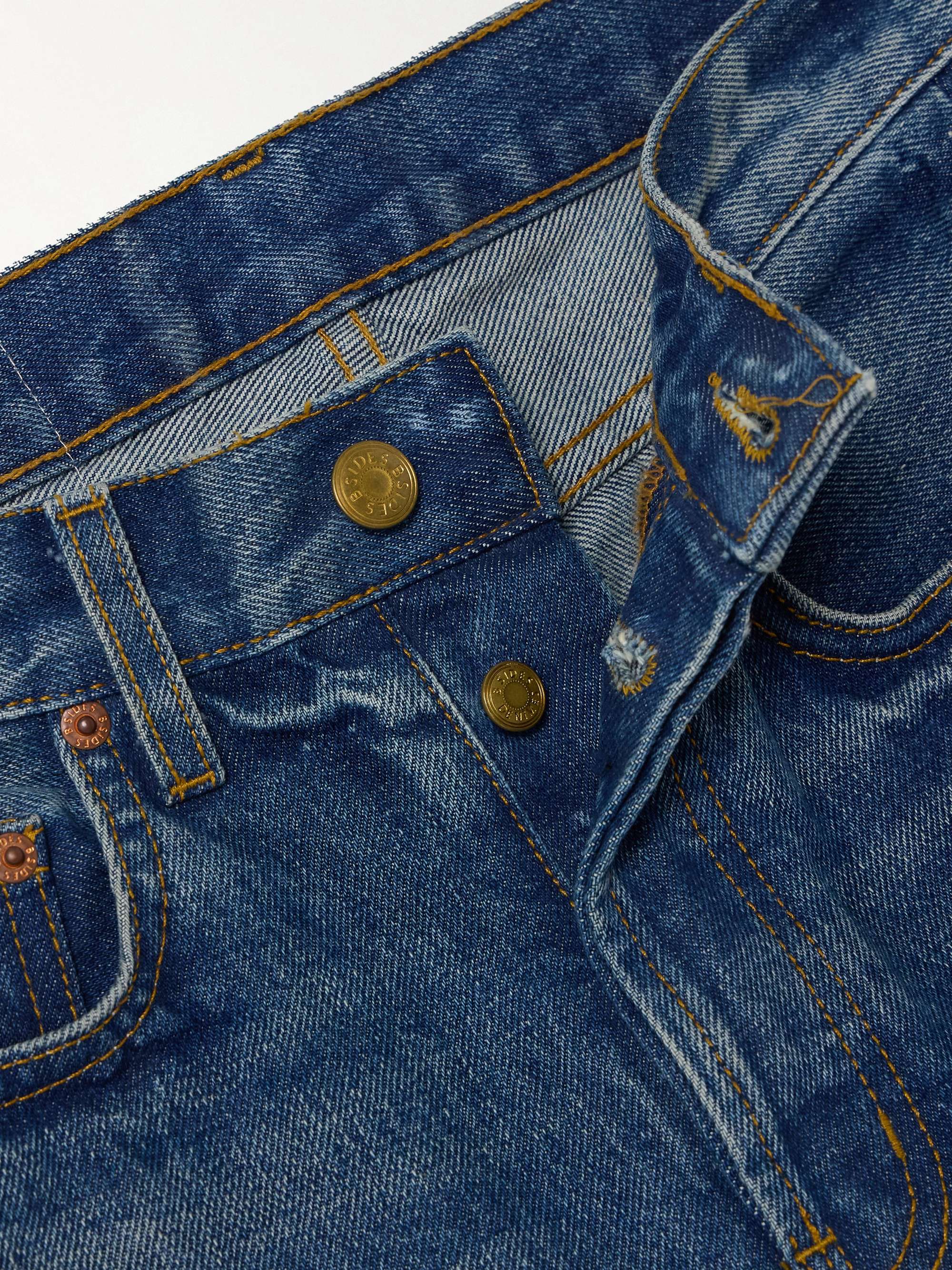 Lasso high-rise wide-leg jeans view