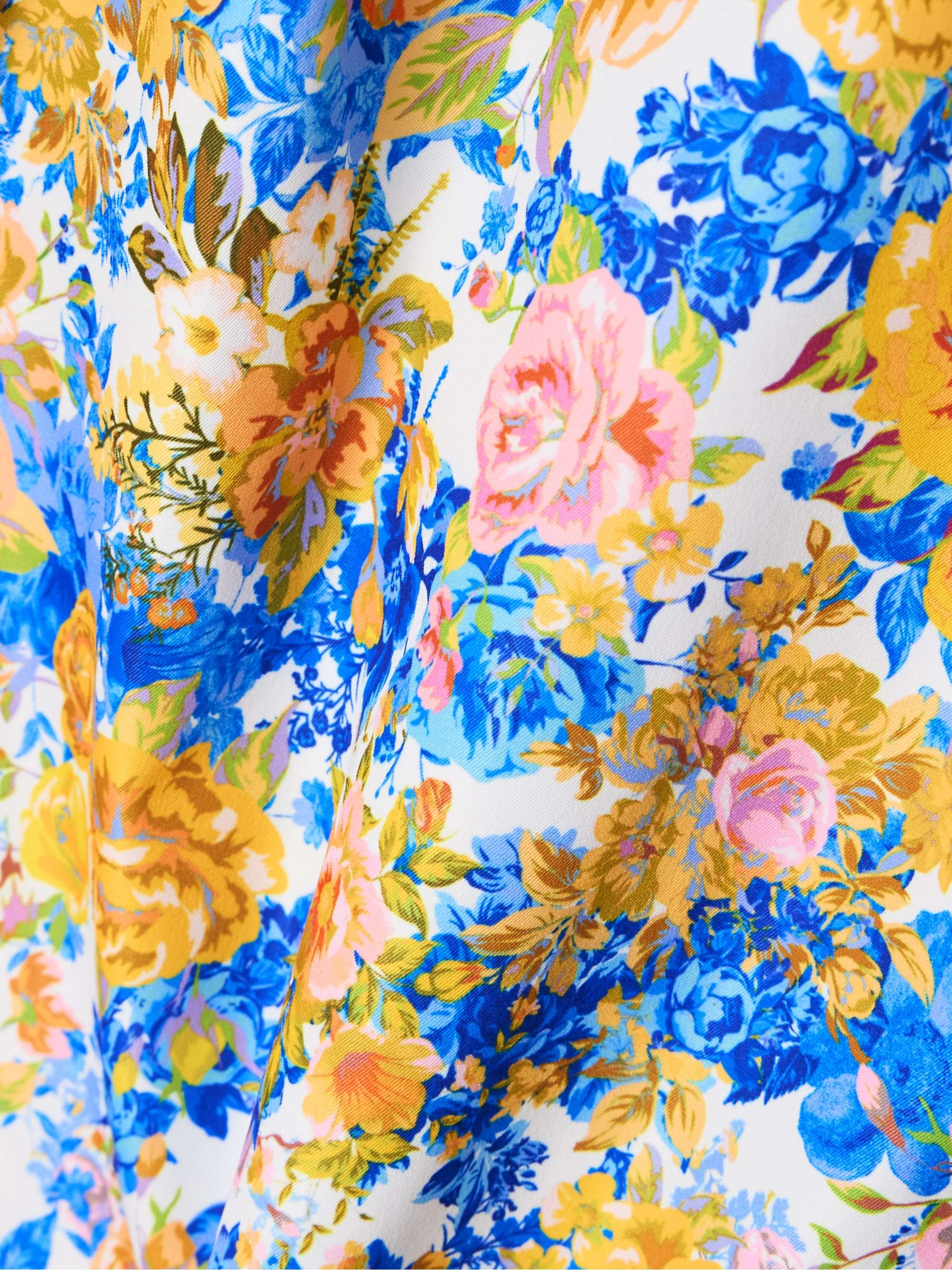Florence floral-print twill mini dress view