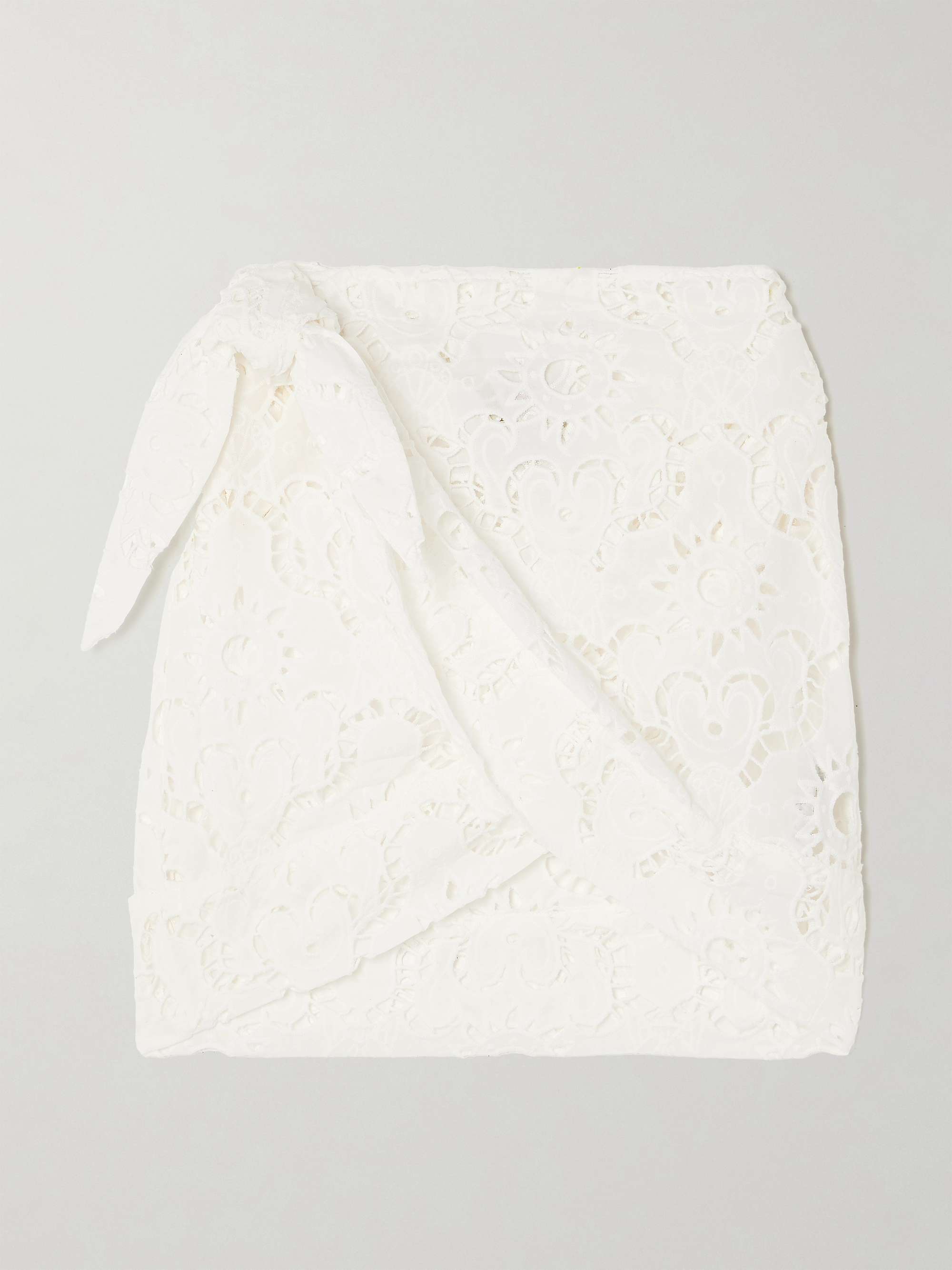 Broderie anglaise cotton pareo view