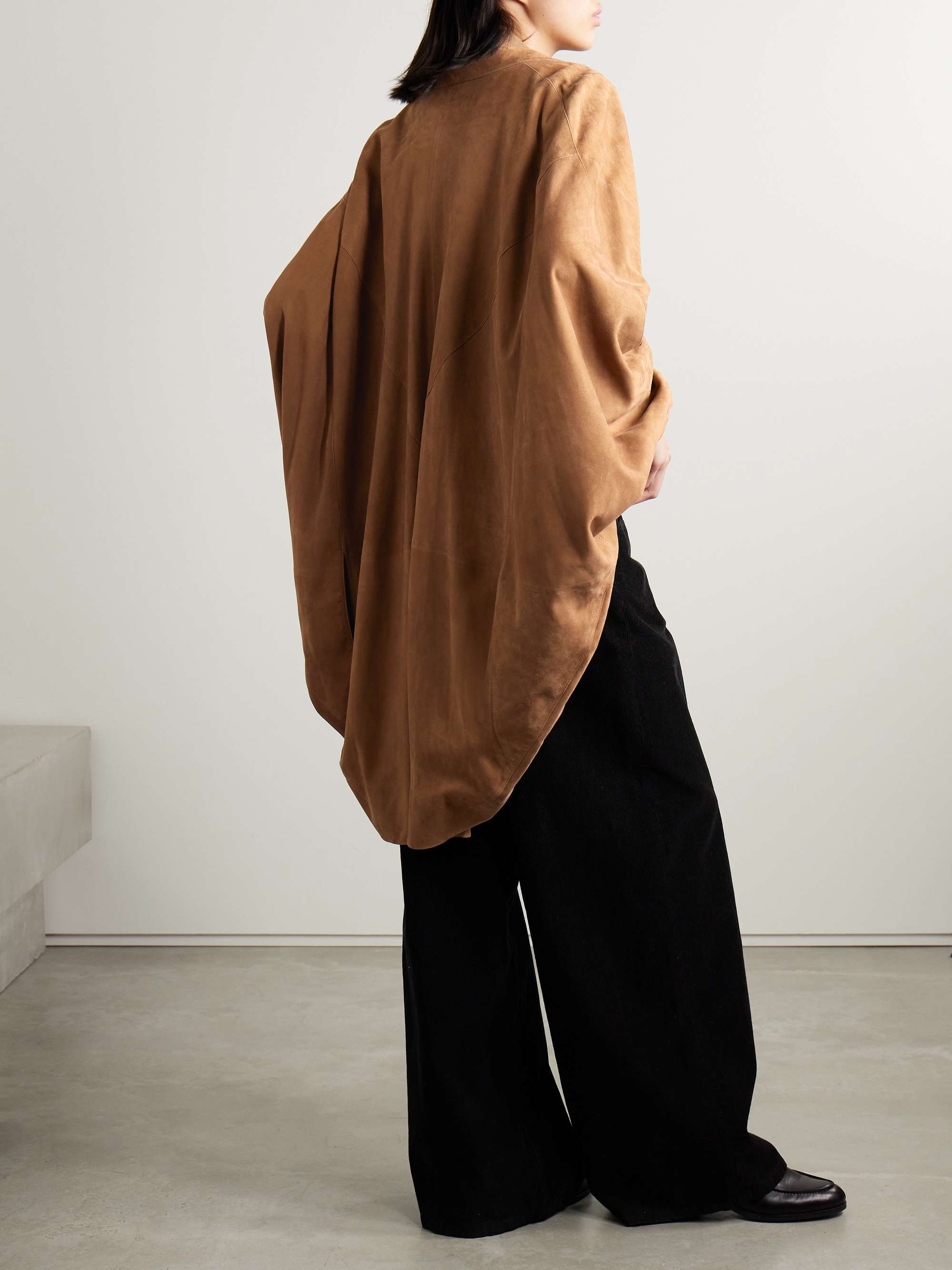 Flo suede coat view
