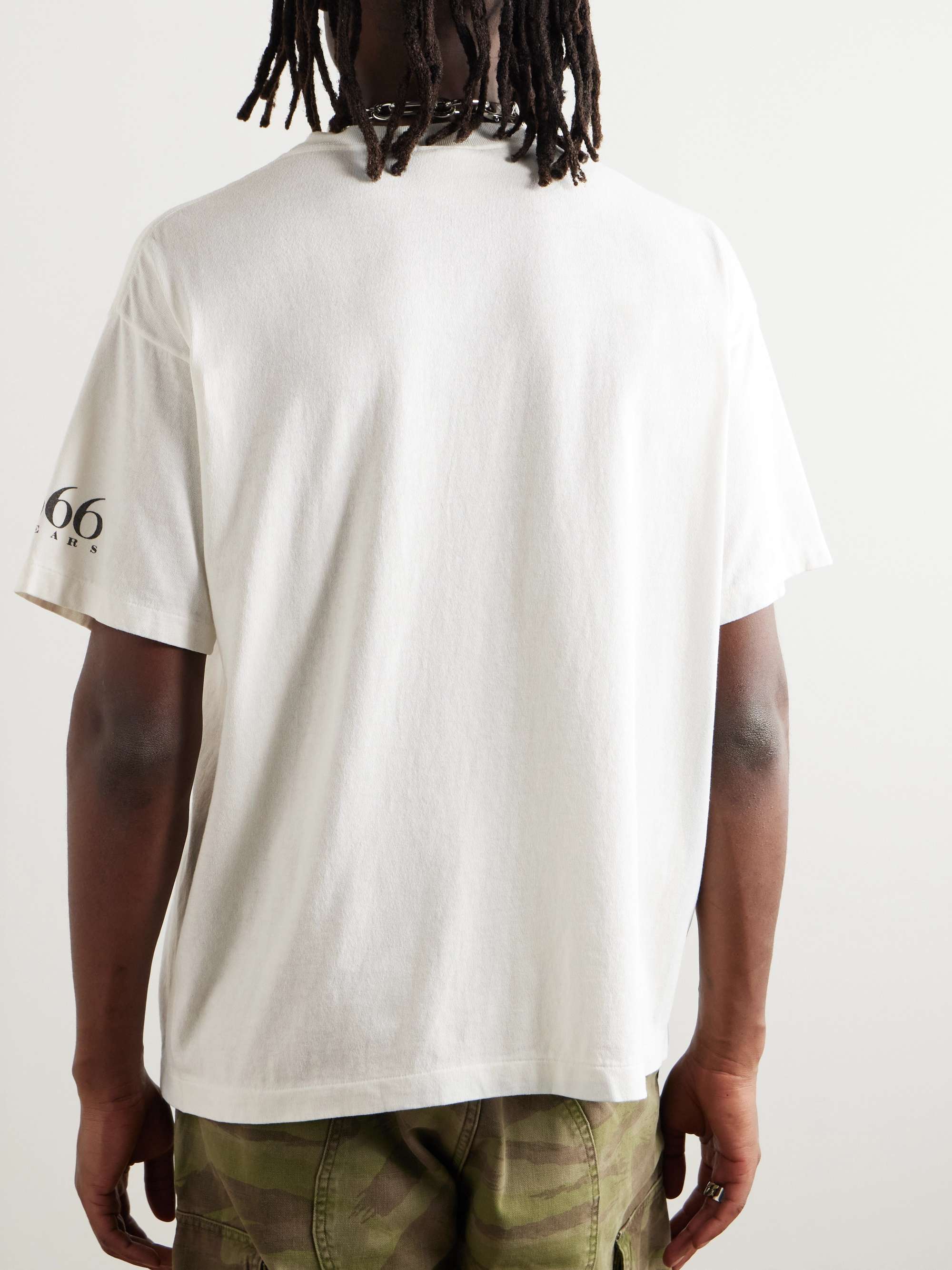 Rainbow Logo-Print Cotton-Jersey T-Shirt view