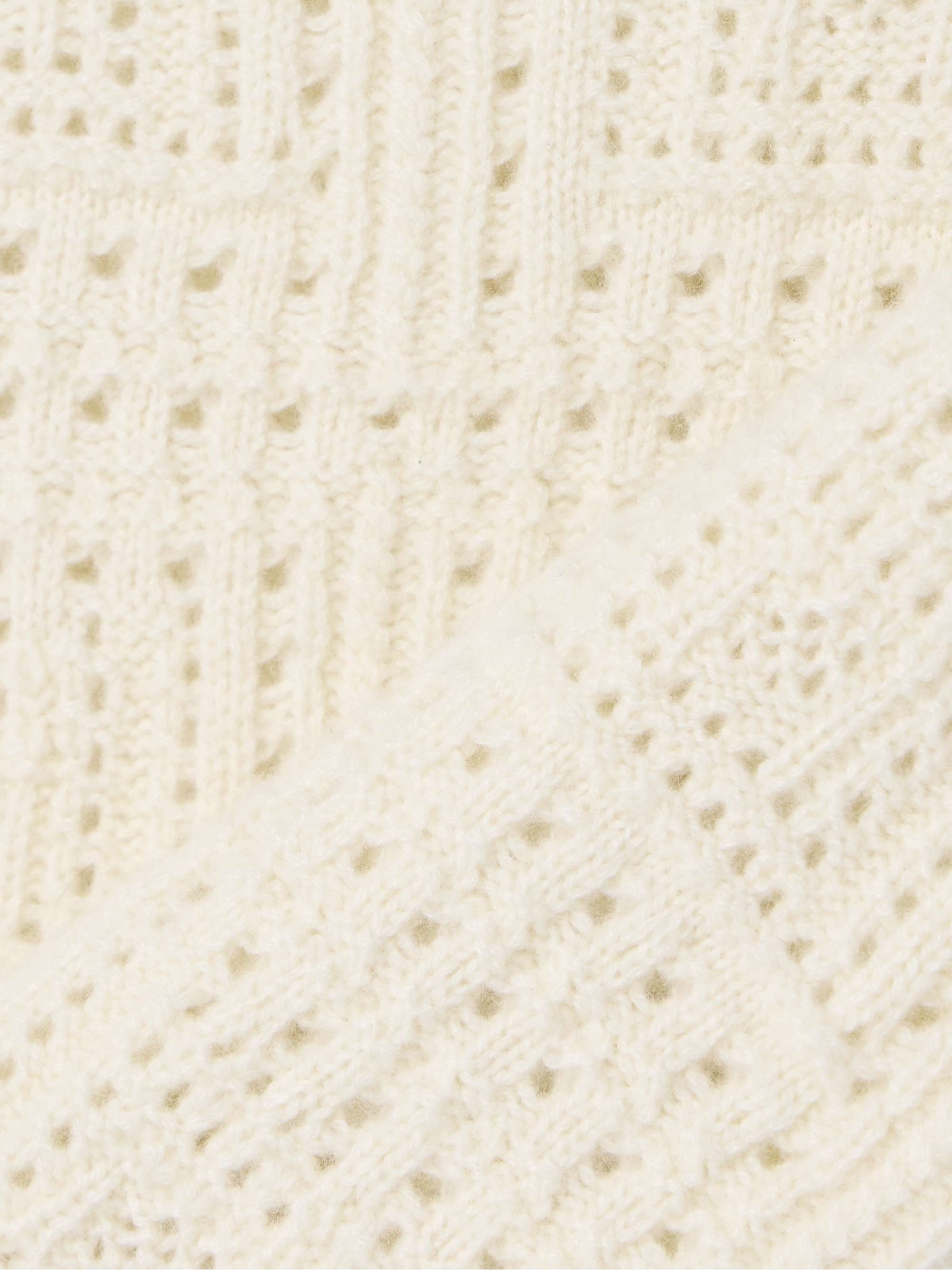 Elysia pointelle-knit cashmere sweater view