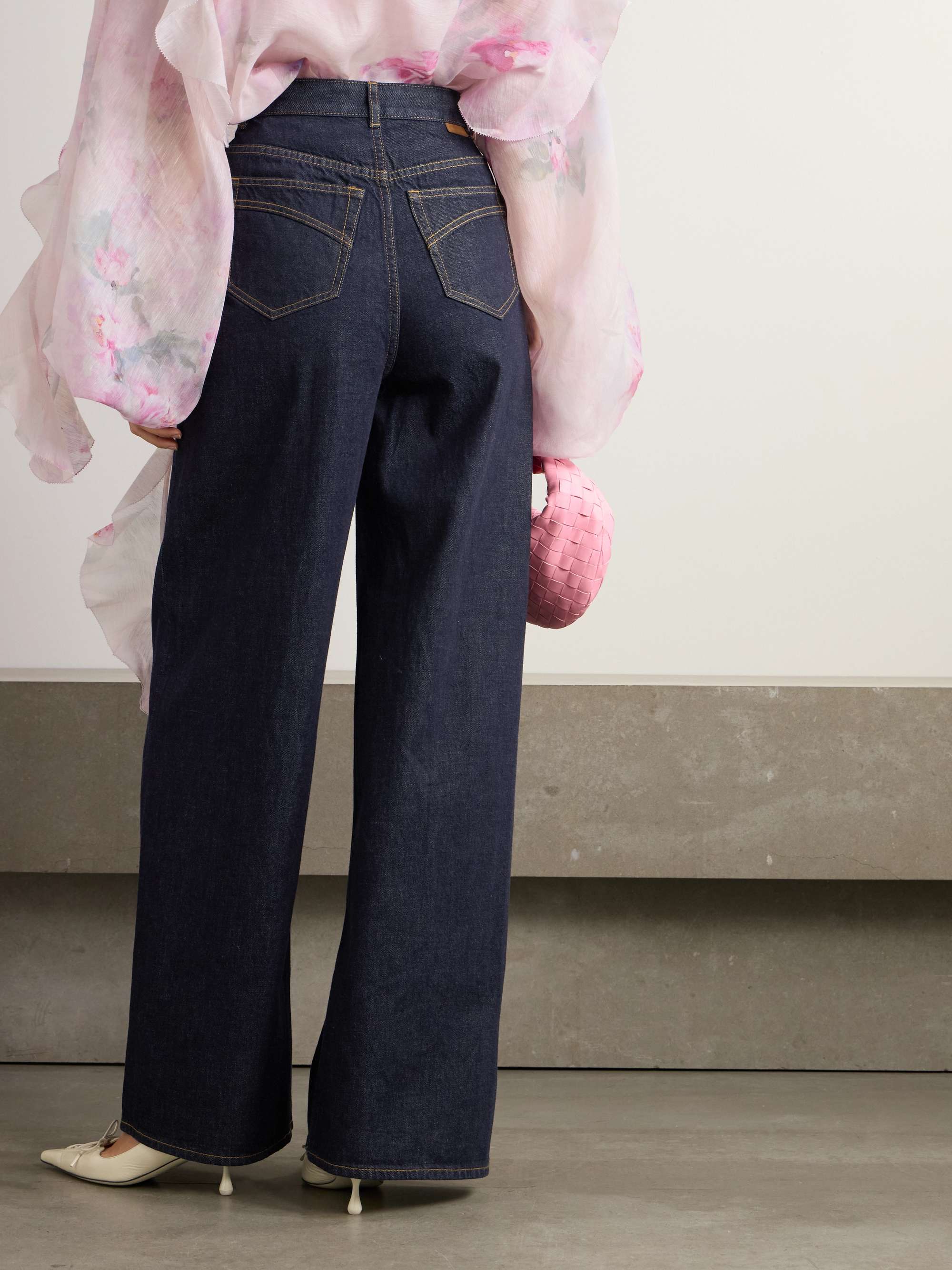 Crush high-rise wide-leg jeans view
