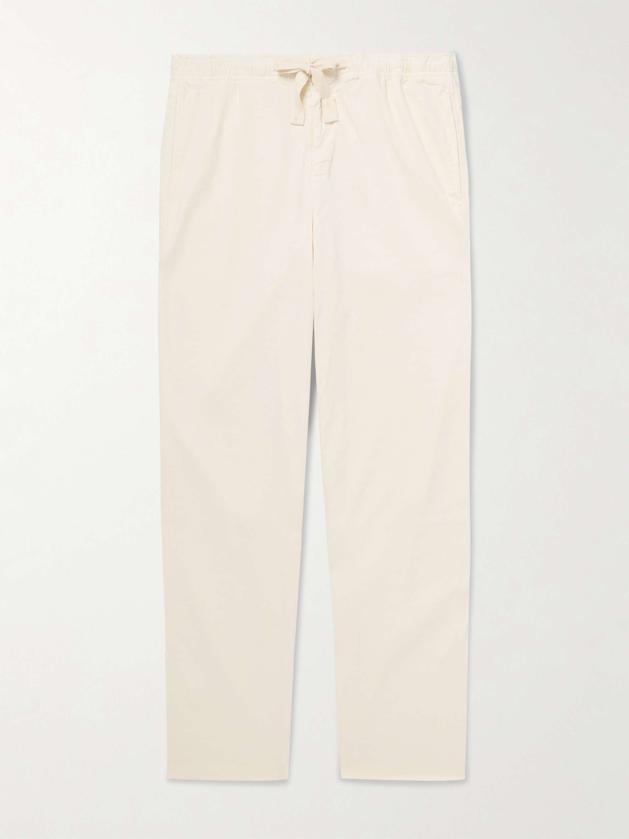 Alex Tapered Stretch Linen and Lyocell-Blend Drawstring Trousers view
