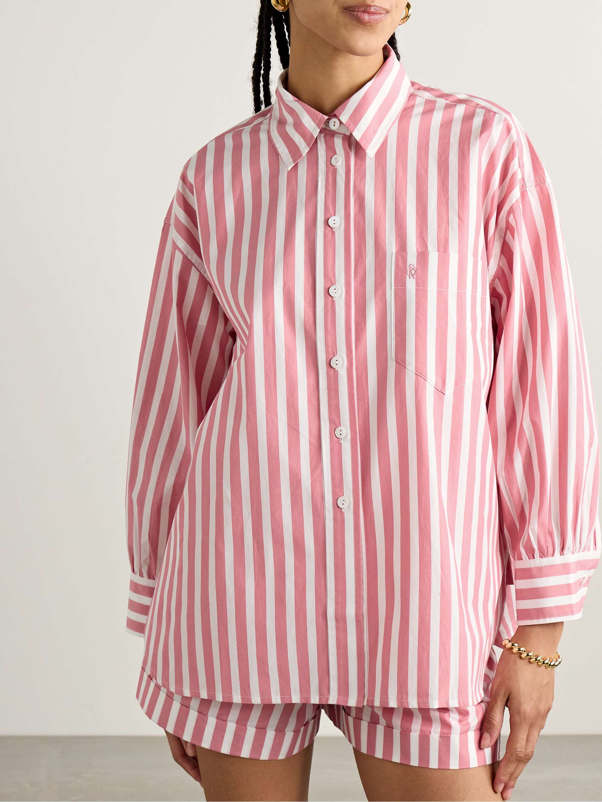 Kappa striped cotton-poplin shirt view