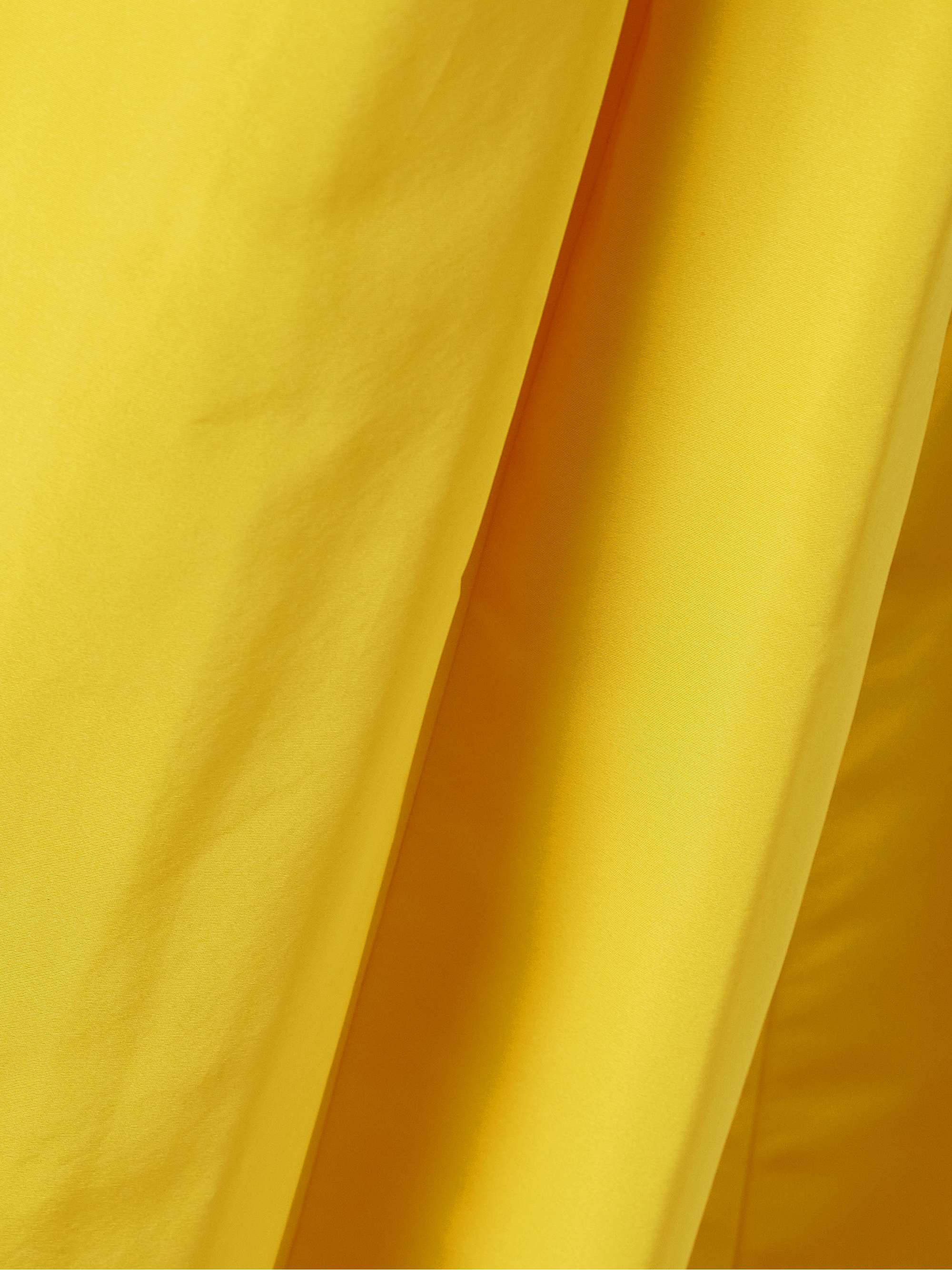 Strapless pleated faille gown view