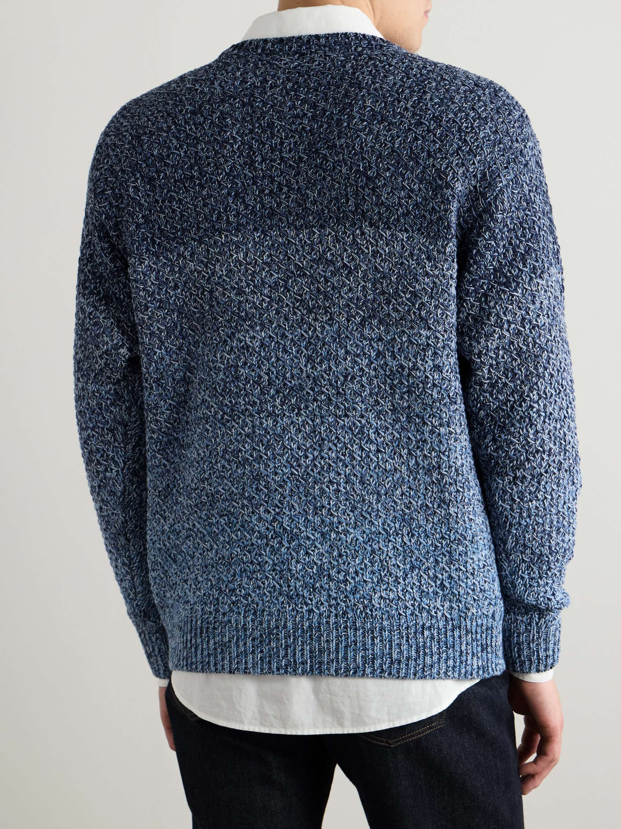 Degradé Cotton-Jacquard Sweater view