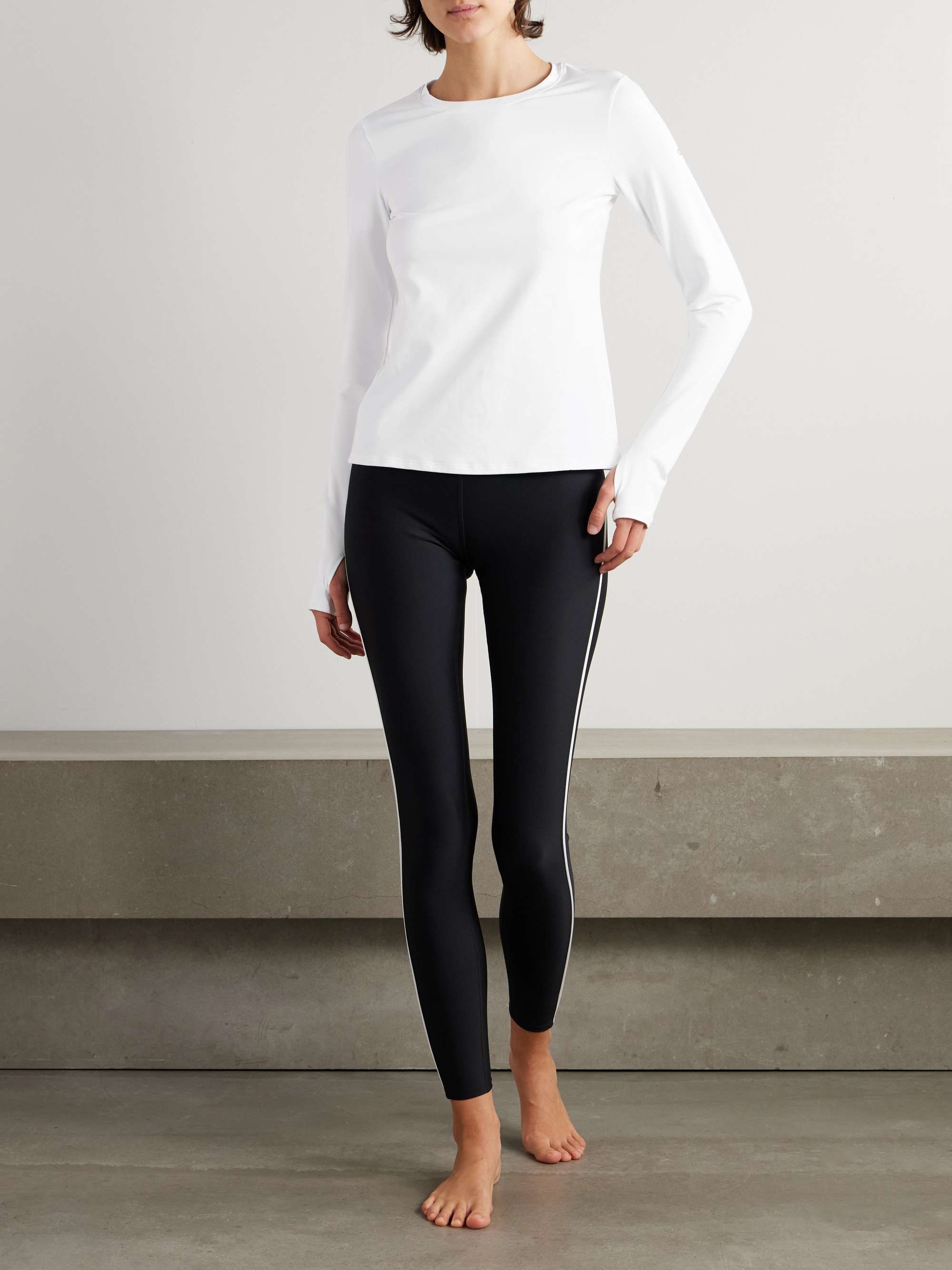 Finesse stretch-jersey top view