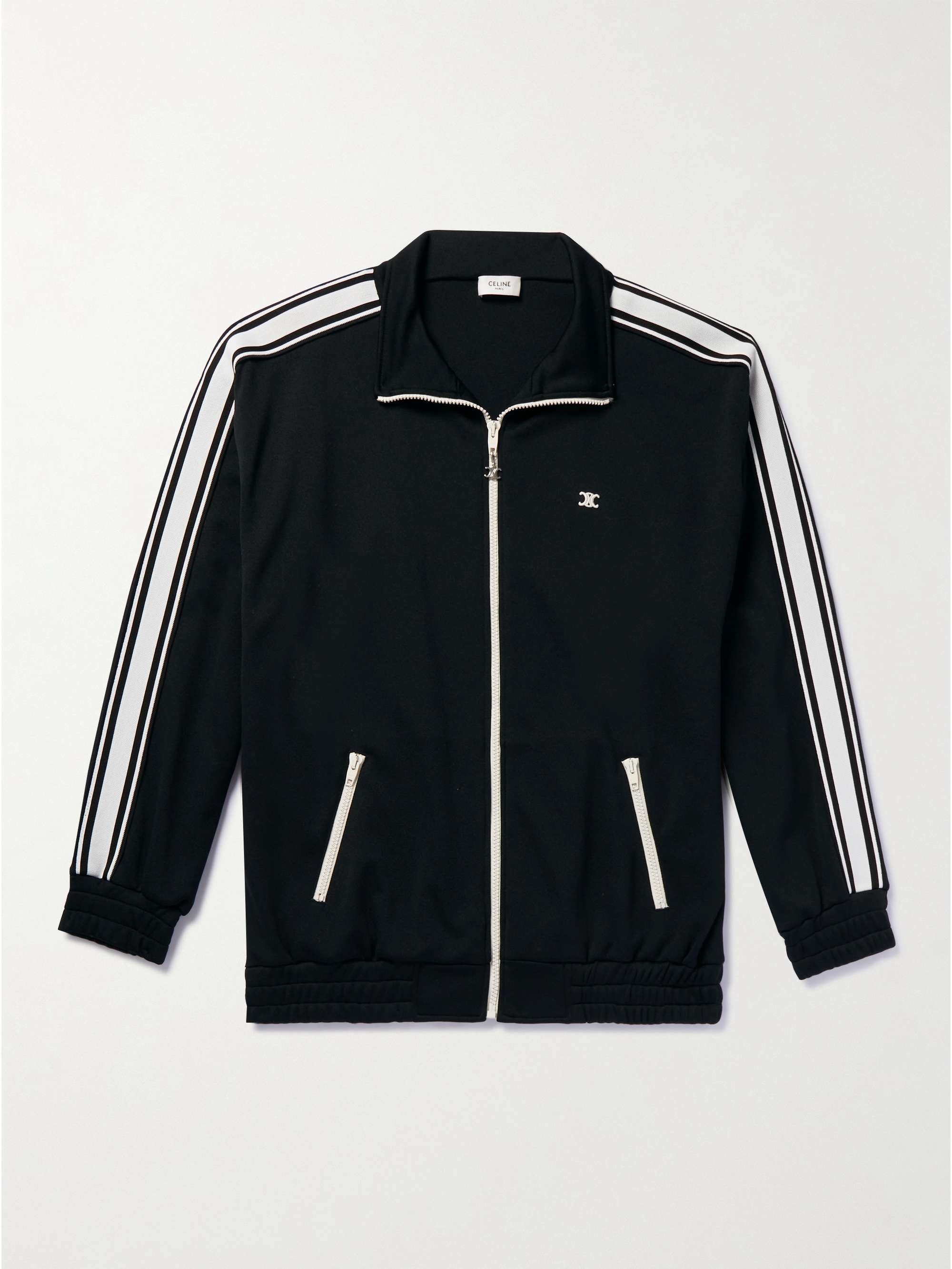 Striped Jersey Track Jacket view
