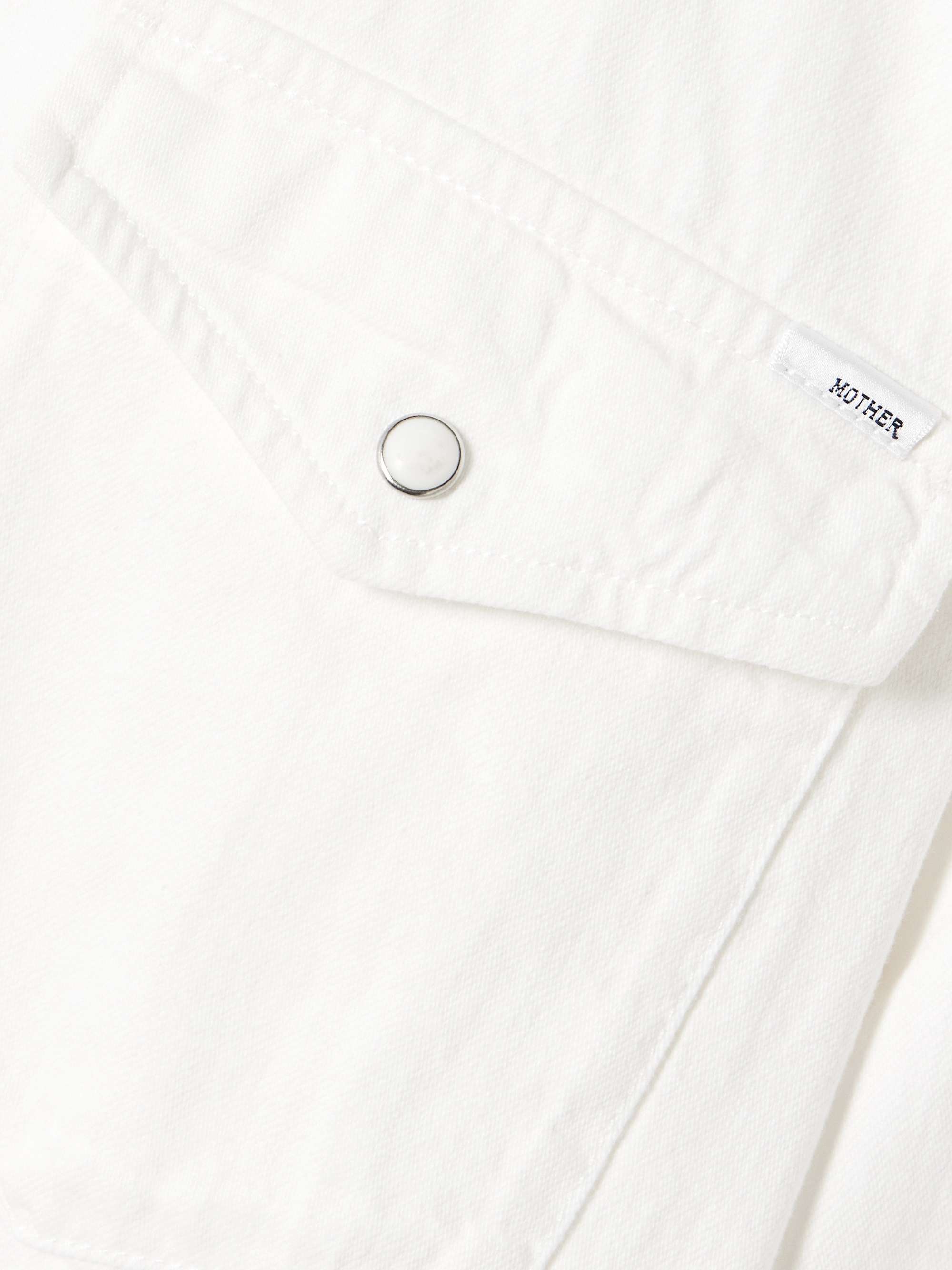 The Exes and Oh's denim shirt view