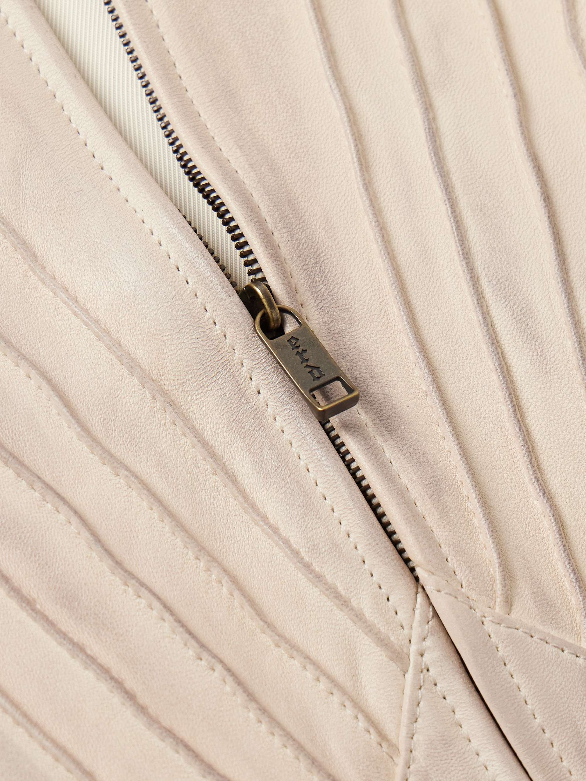 Violator Slim-Fit Distressed Leather Jacket view