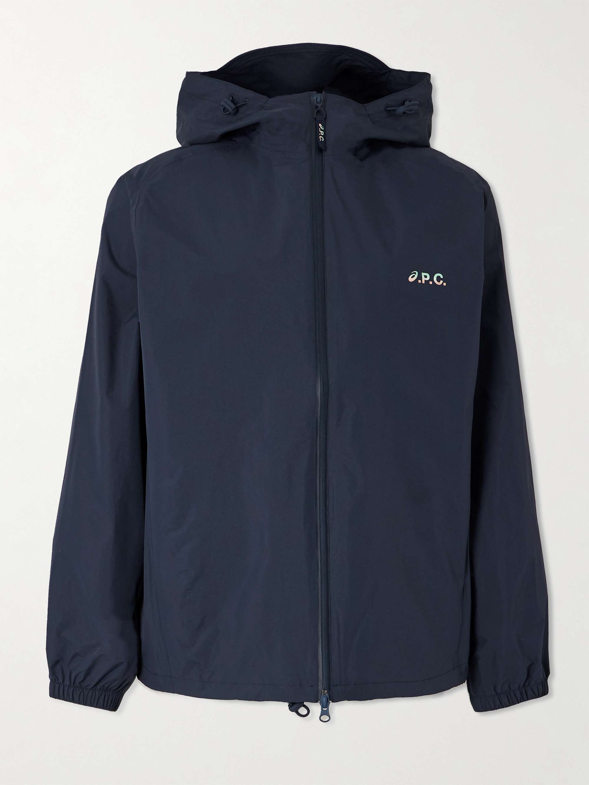 + ASICS Interaction Logo-Print Shell Hooded Jacket view