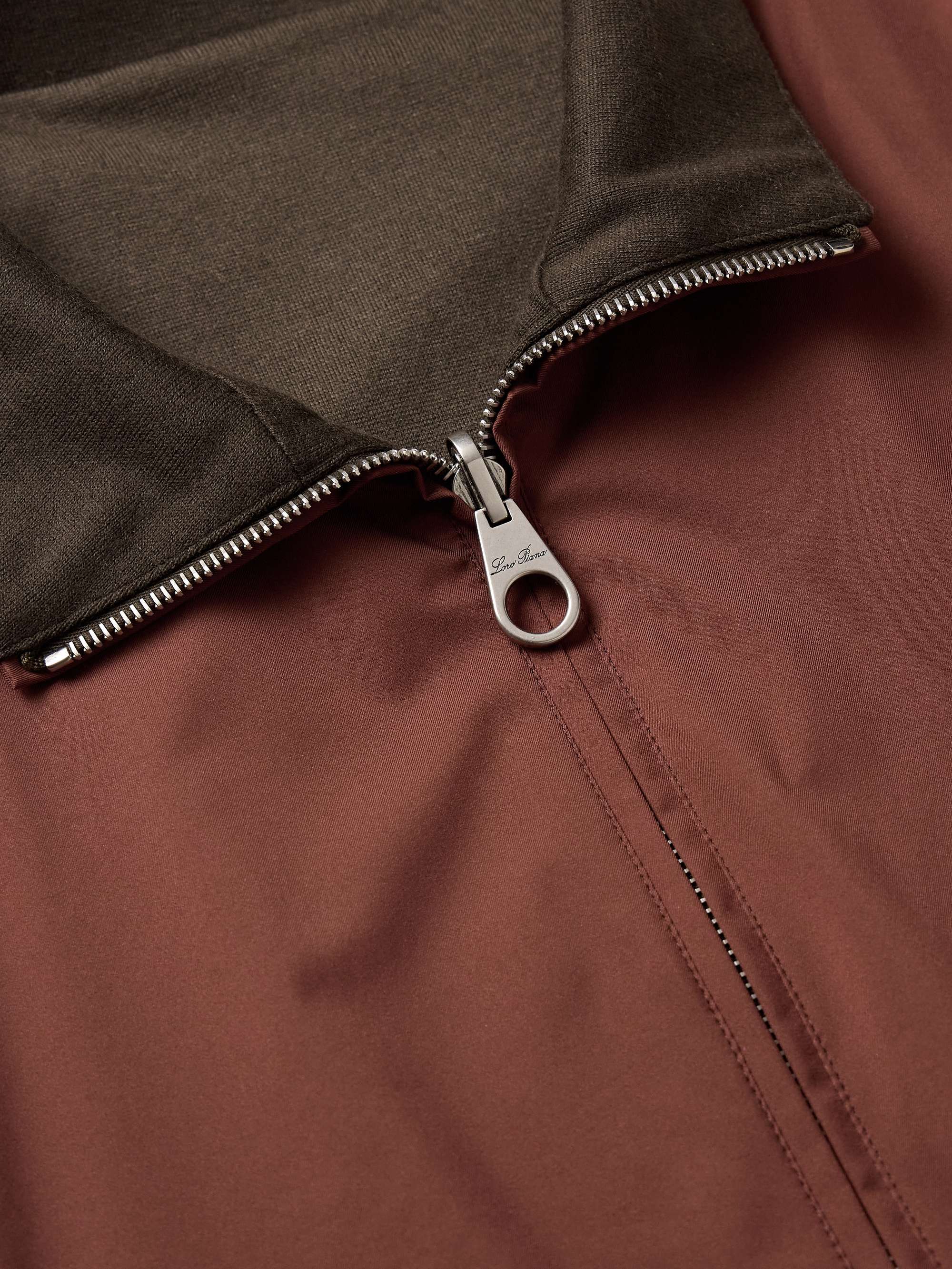 Reversible Padded Windmate® Storm System® Nylon and Cashmere Blouson Jacket view