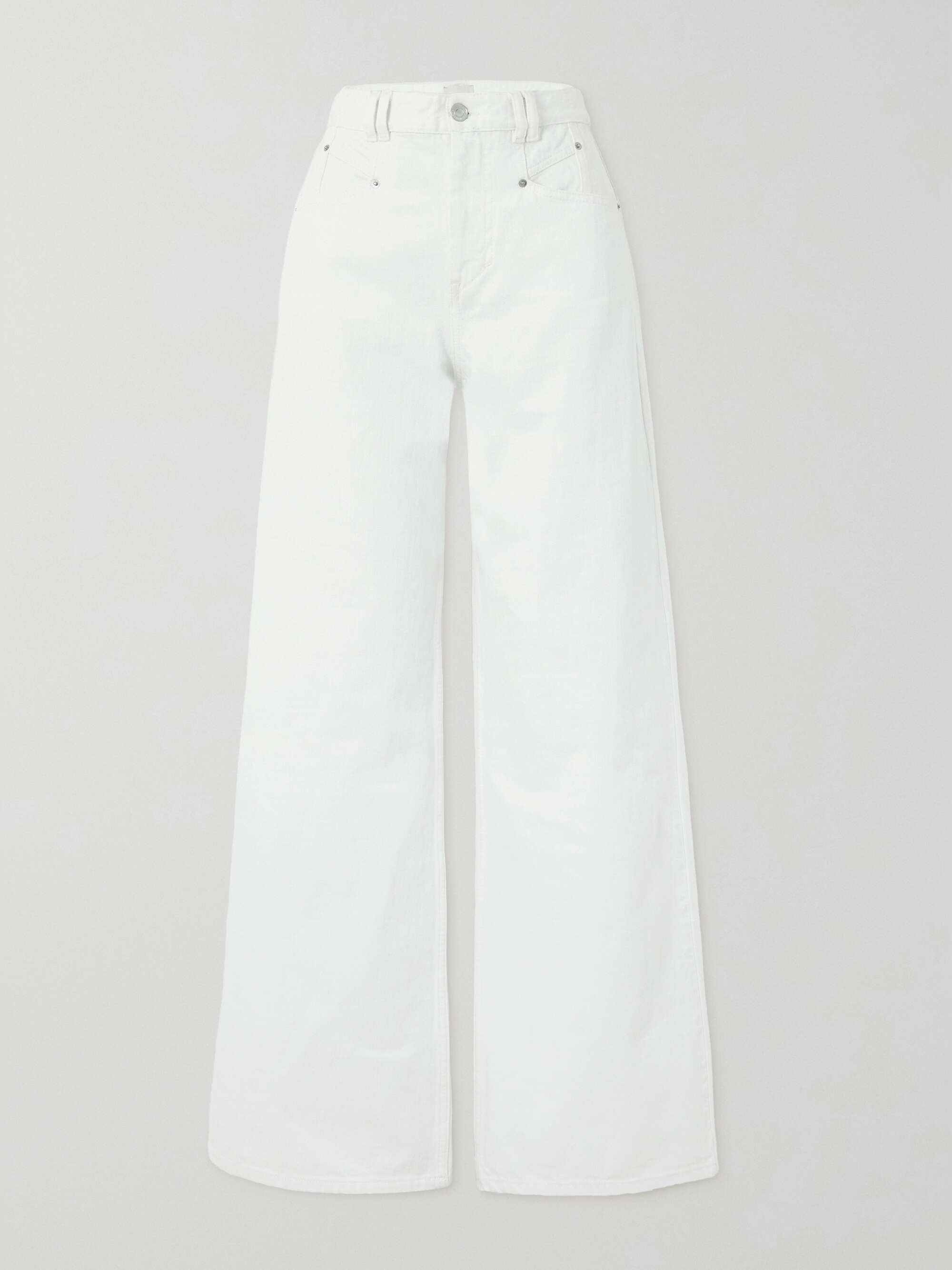 Lemony high-rise wide-leg jeans view