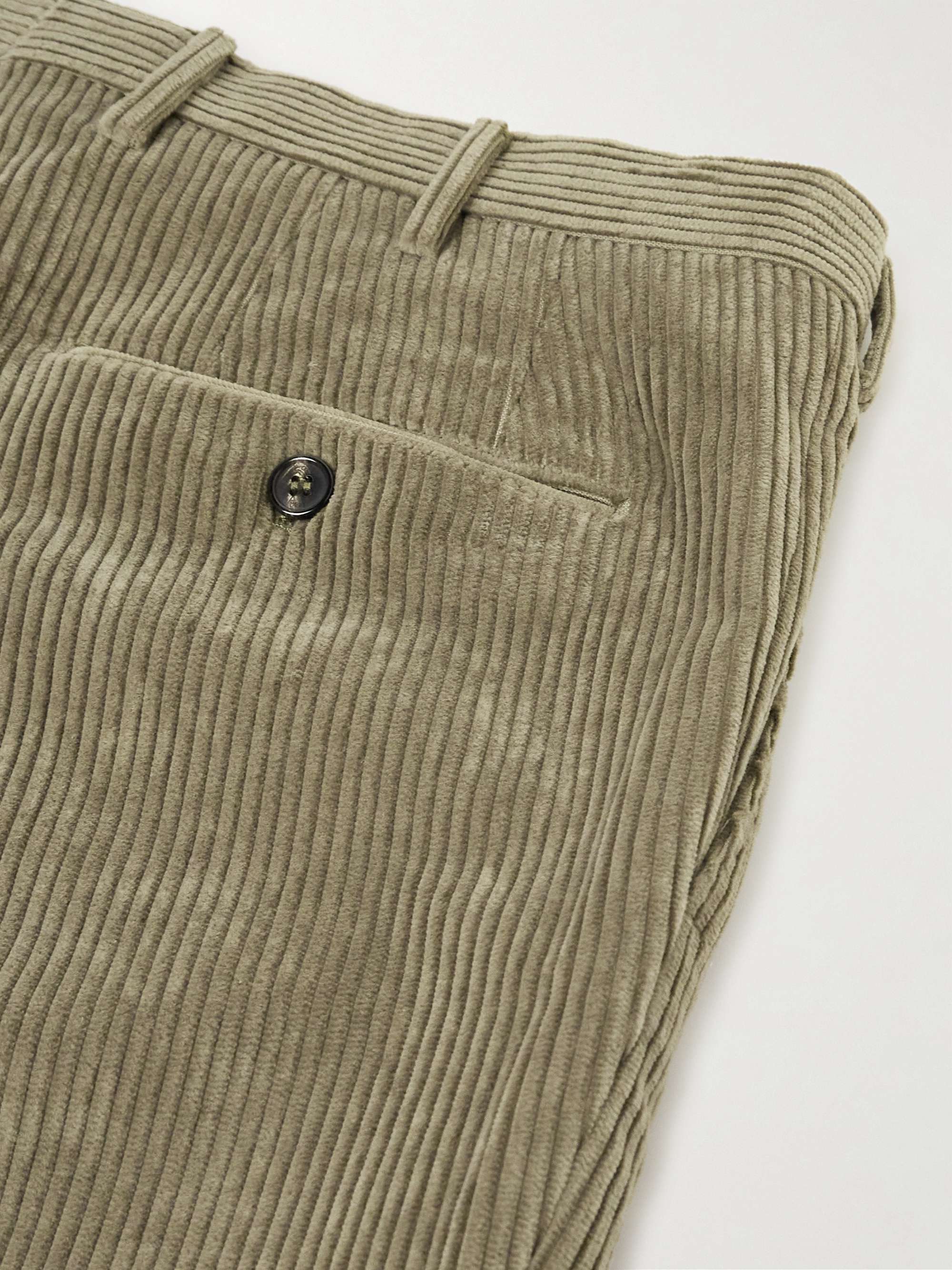 Venezia 1951 Straight-Leg Cotton-Corduroy Suit Trousers view