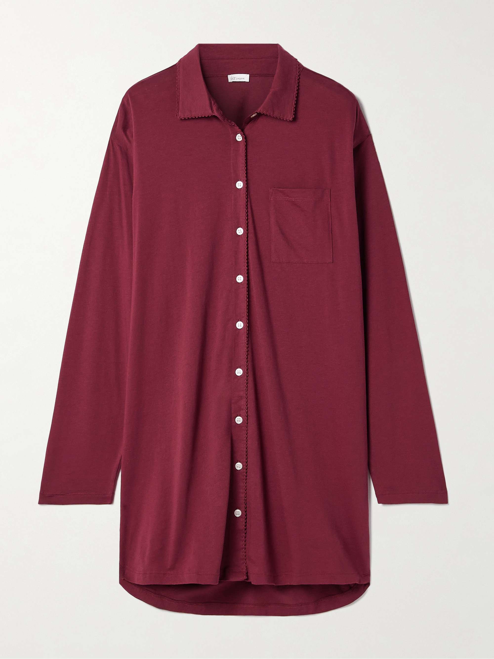 Camellia organic Pima cotton-jersey nightdress view