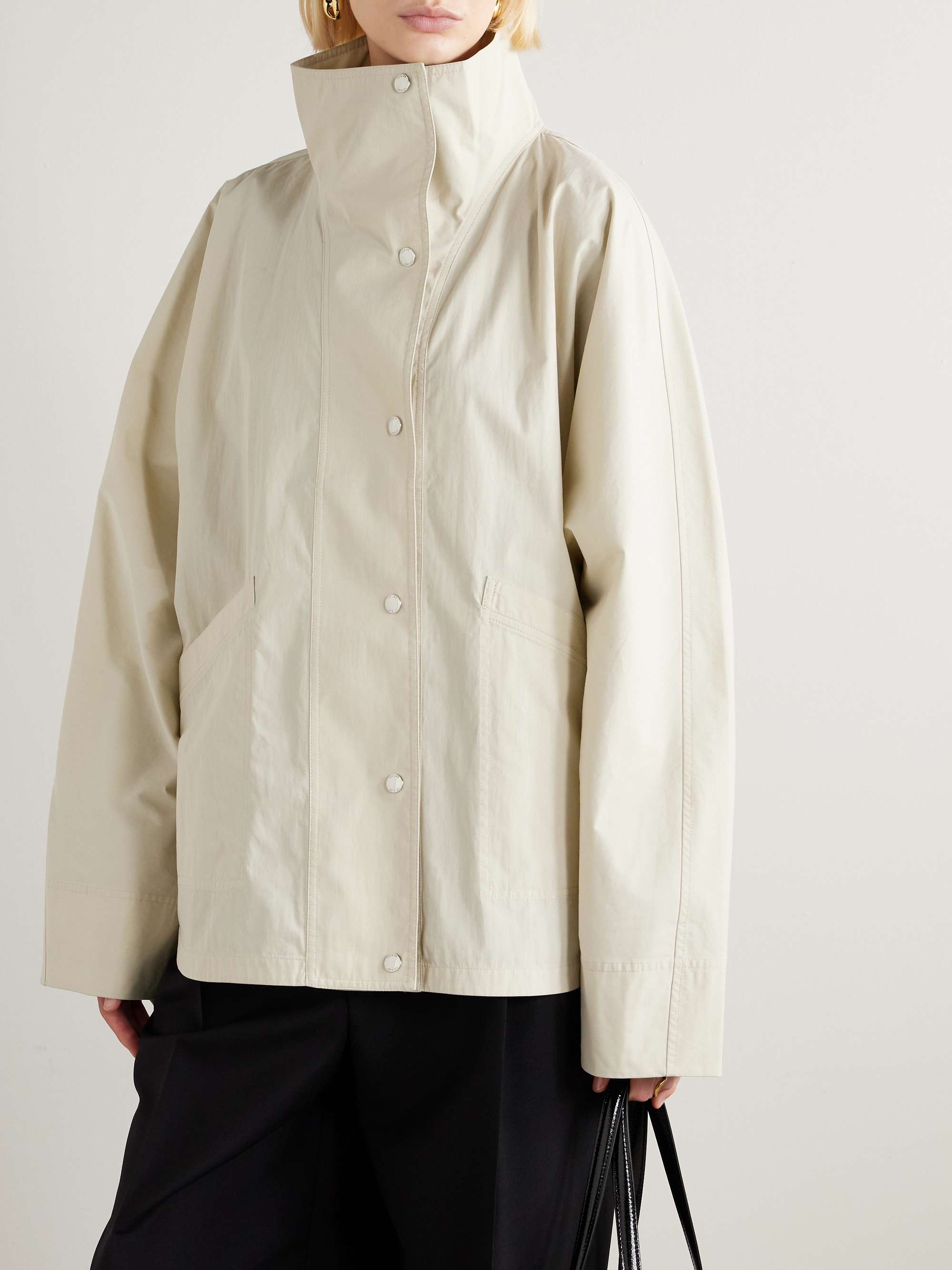 Organic cotton-blend jacket view