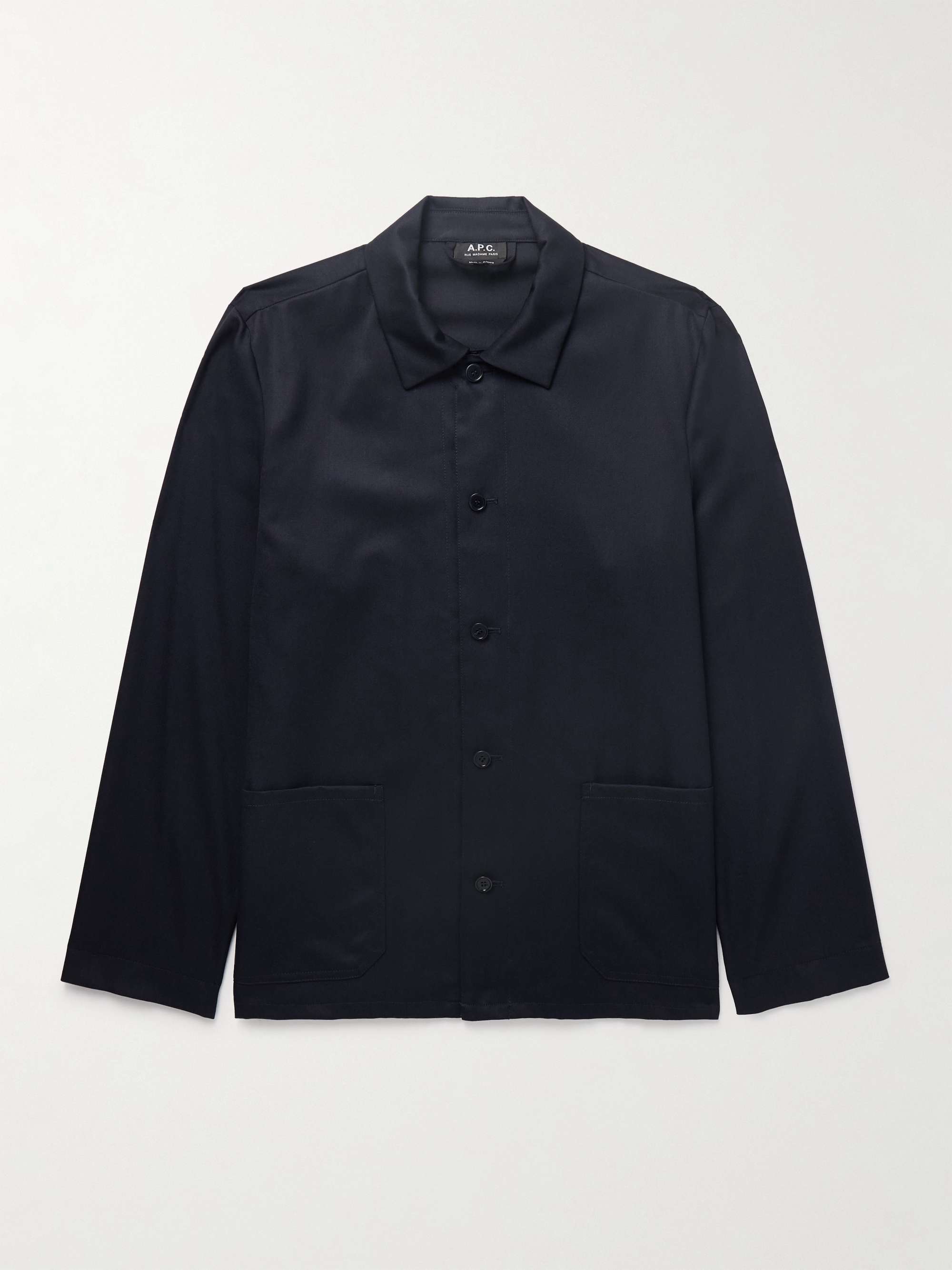 Kerlouan Wool-Twill Overshirt view