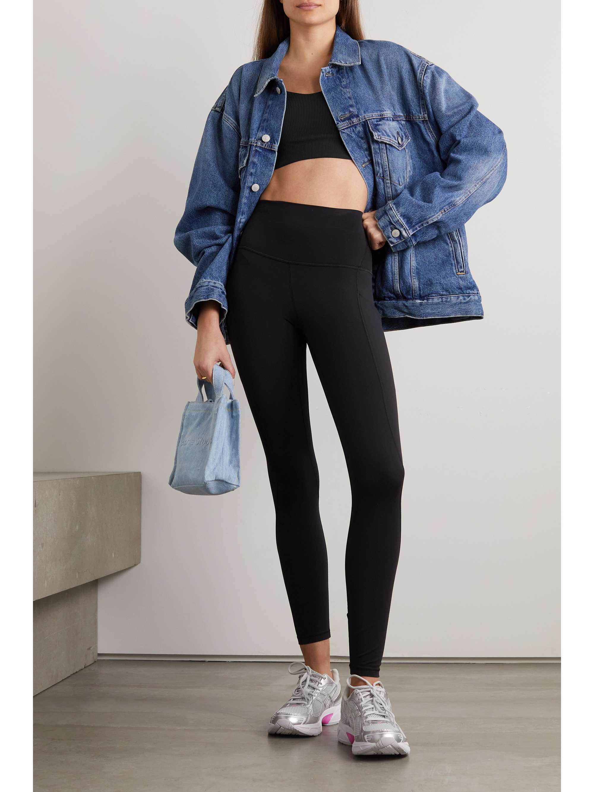 Like A Cloud Longline ribbed sports bra view