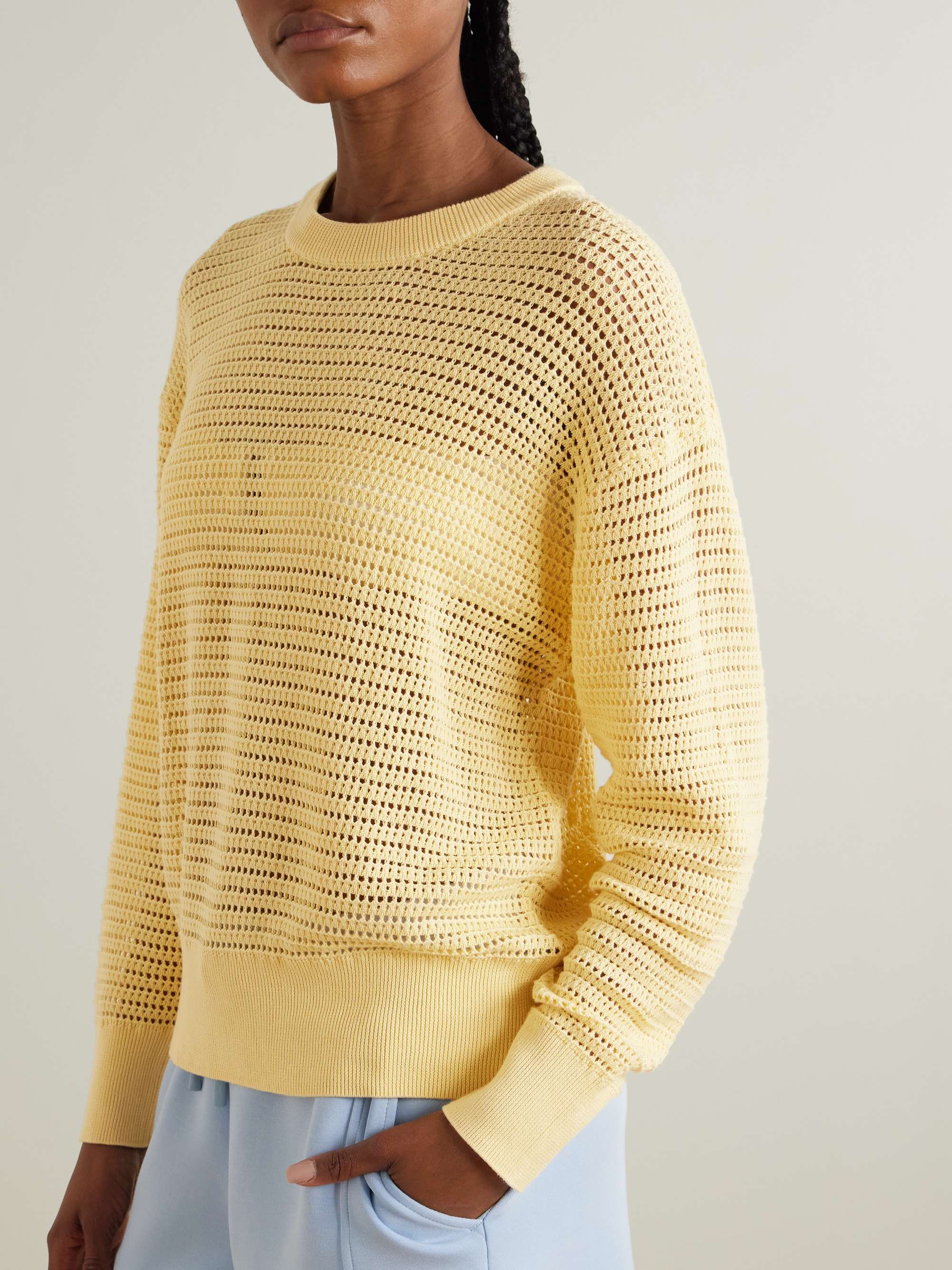 Kershaw open-knit cotton sweater view