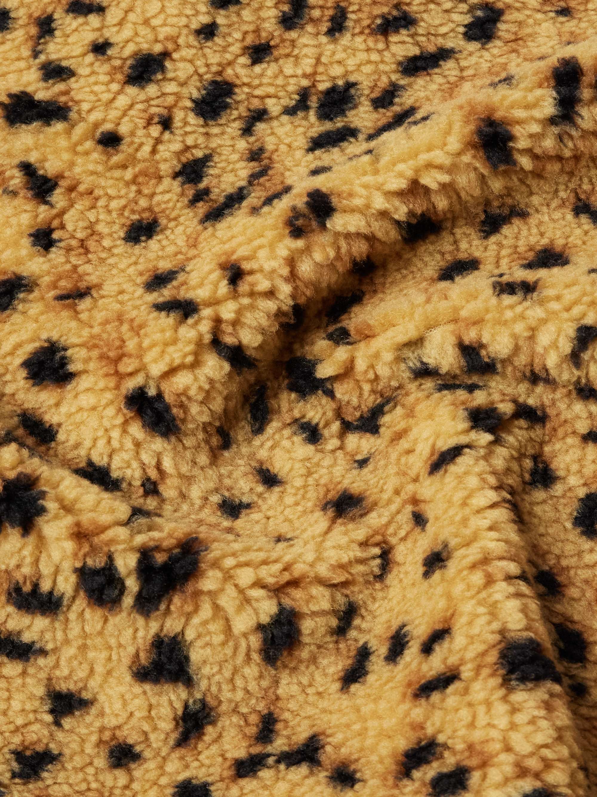 Reversible Leopard-Print Fleece and Ripstop Jacket view
